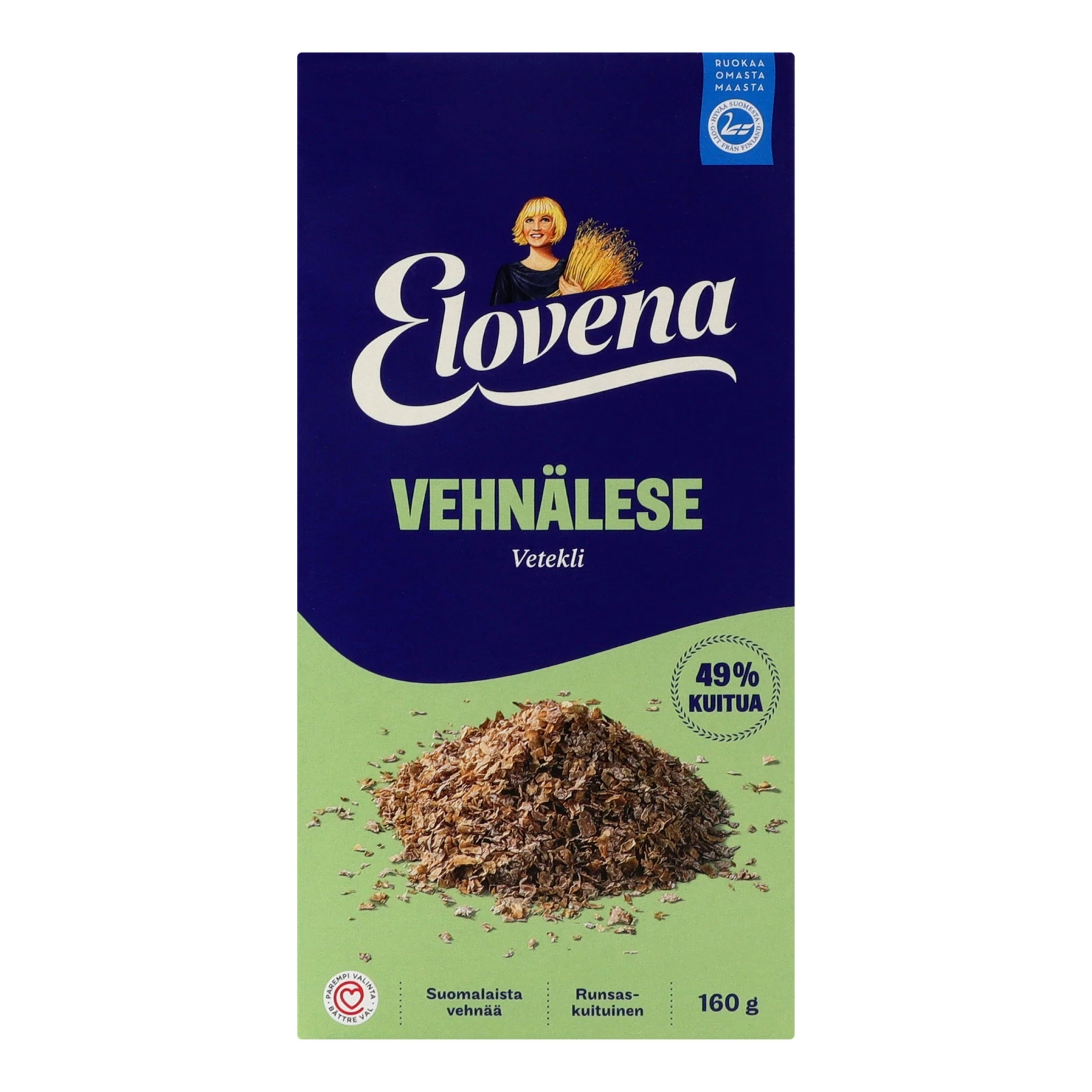 Висівки пшеничні Elovena 160г Фото №:1