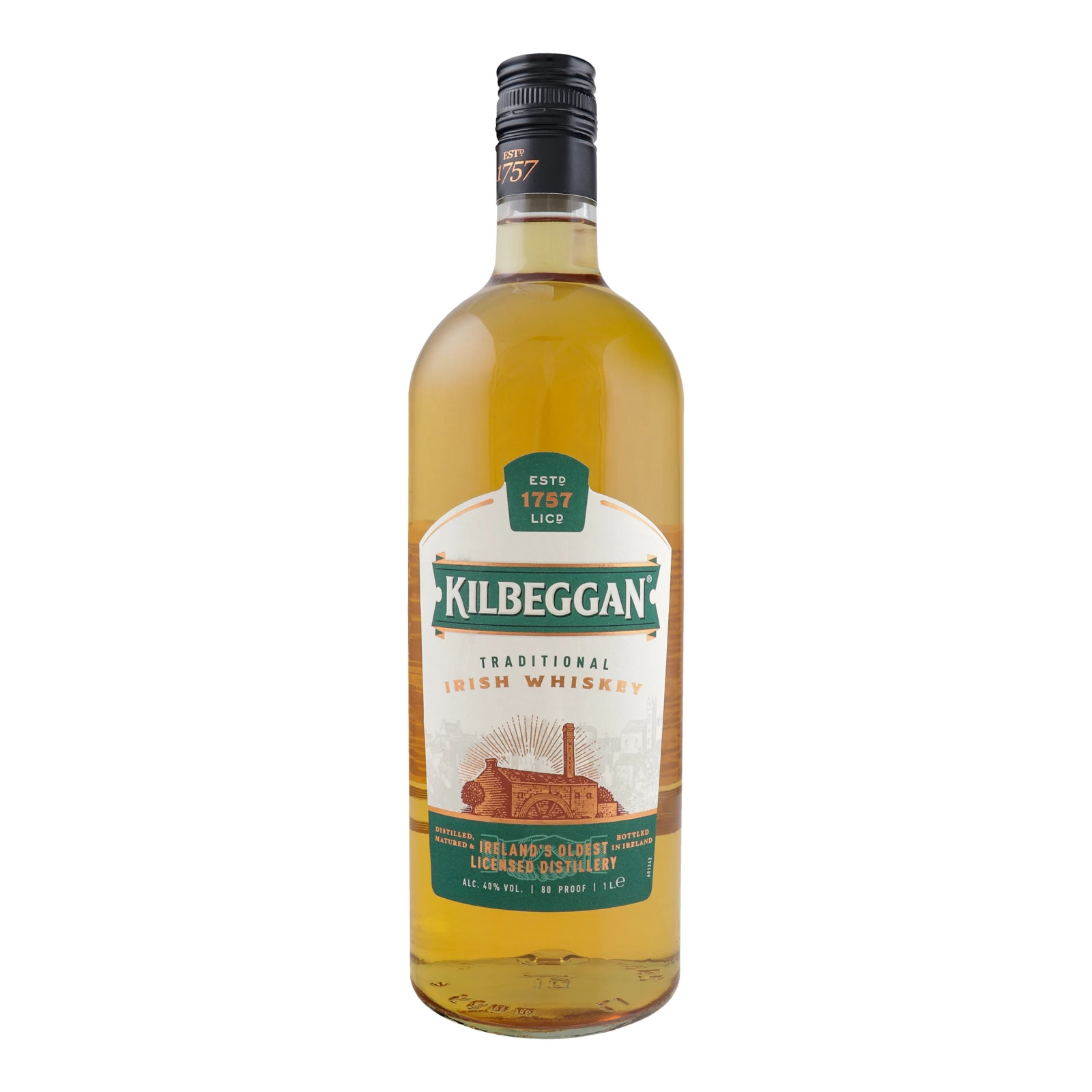 Віскі Kilbeggan 40% 1л Фото №:1