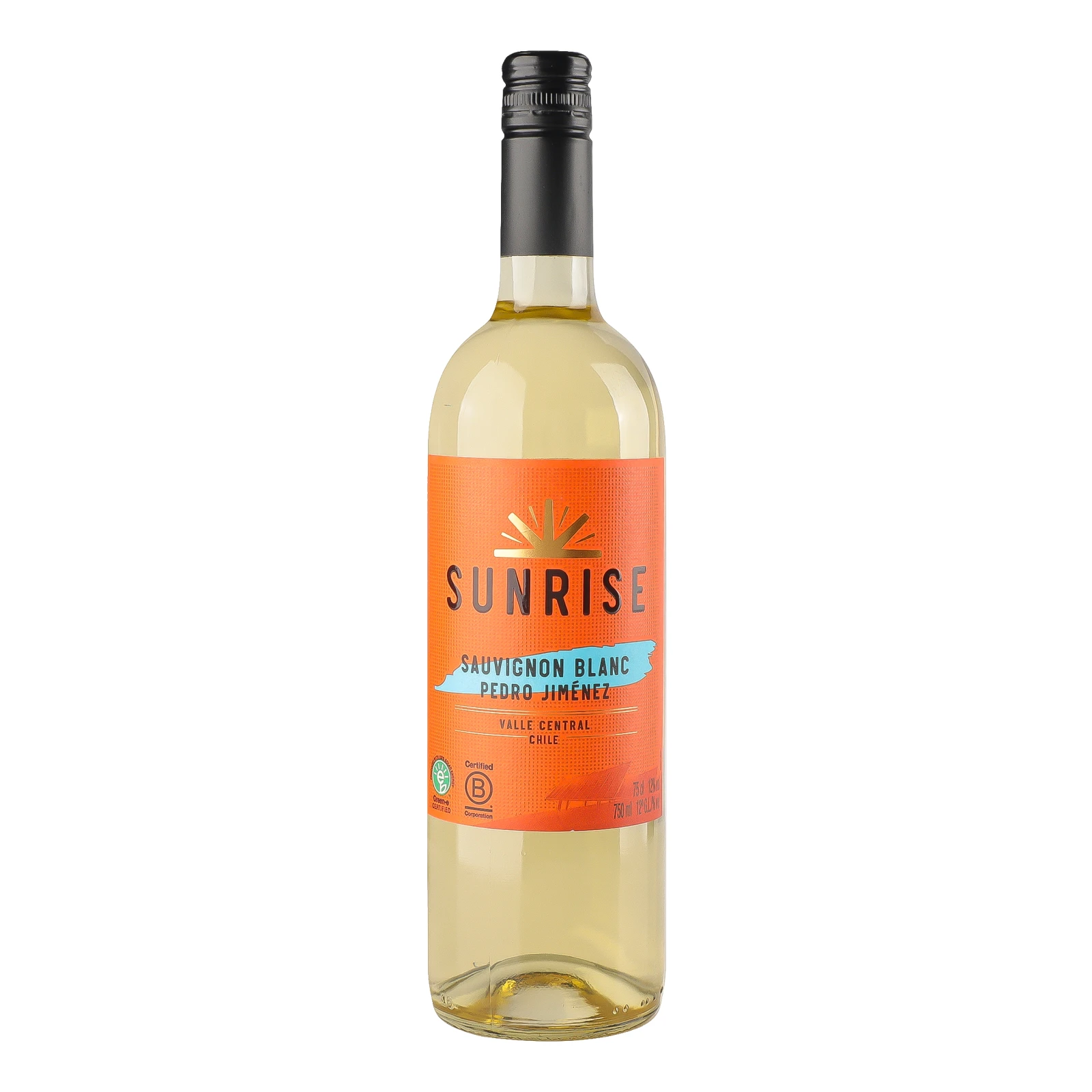 Вино Sunrise Совіньйон Блан/Педро Хіменес біле сухе 12% 0.75л Фото №:1