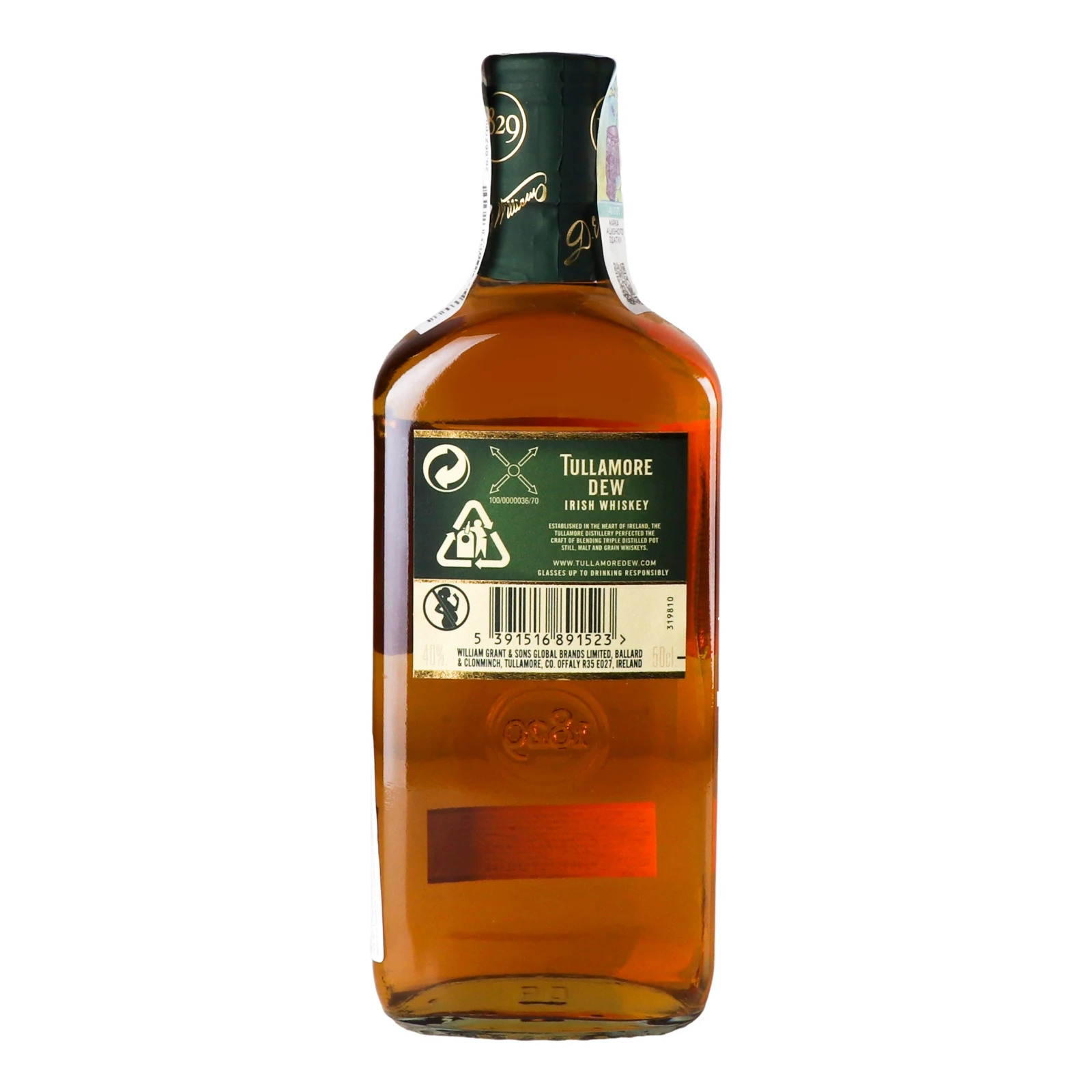 Віскі Tullamore Dew 40% 0.5л Фото №:2
