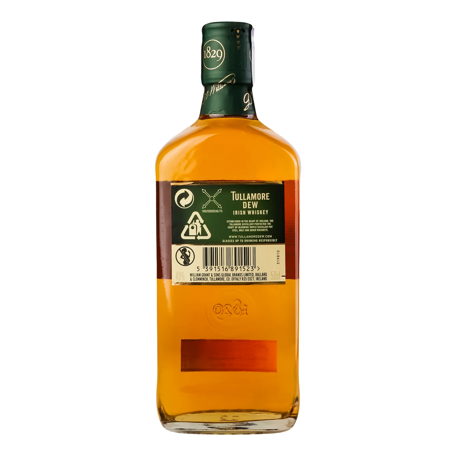 Віскі Tullamore Dew 40% 0.5л Фото №:2