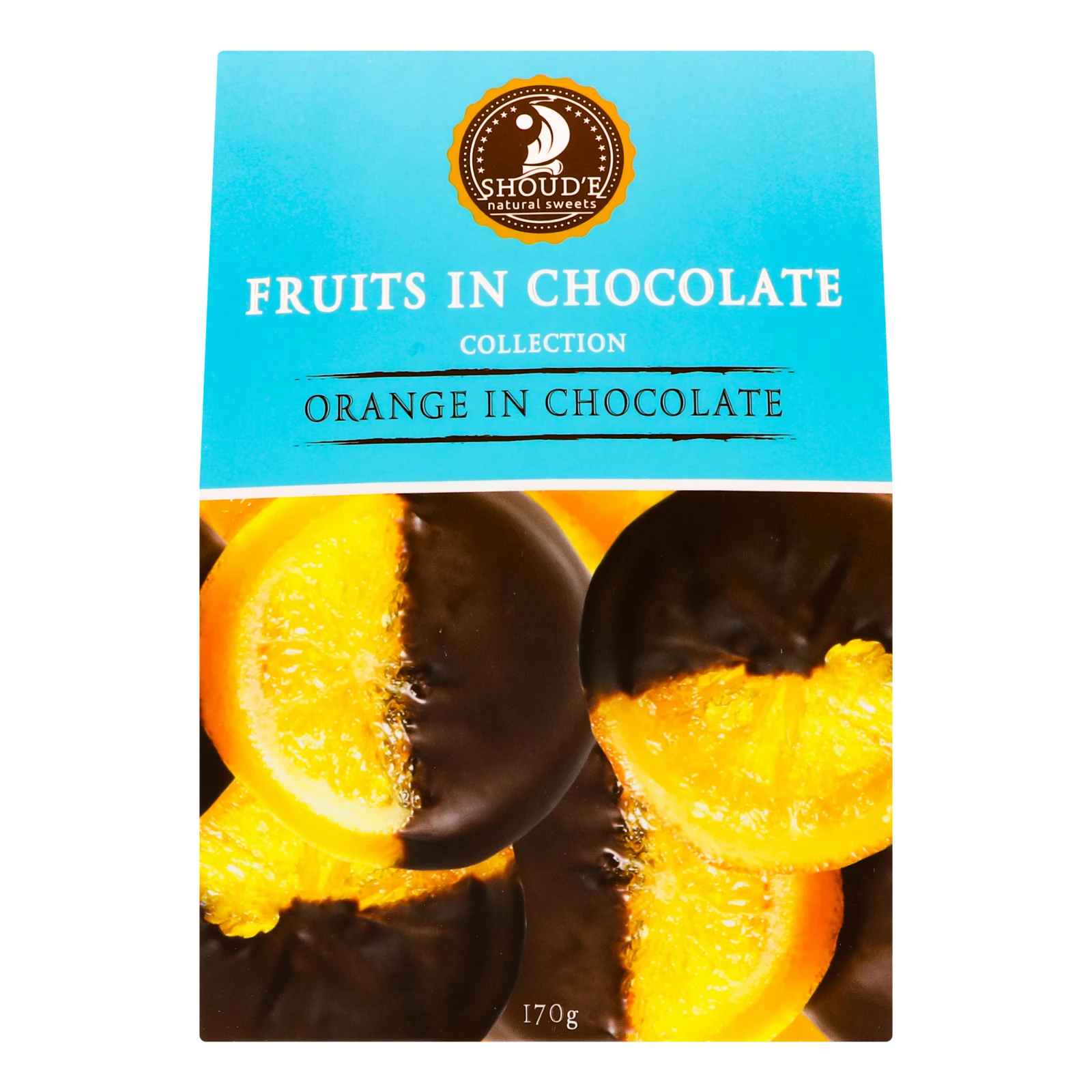 Цукерки Shoud`e апельсин в шоколаді 170г Фото №:1