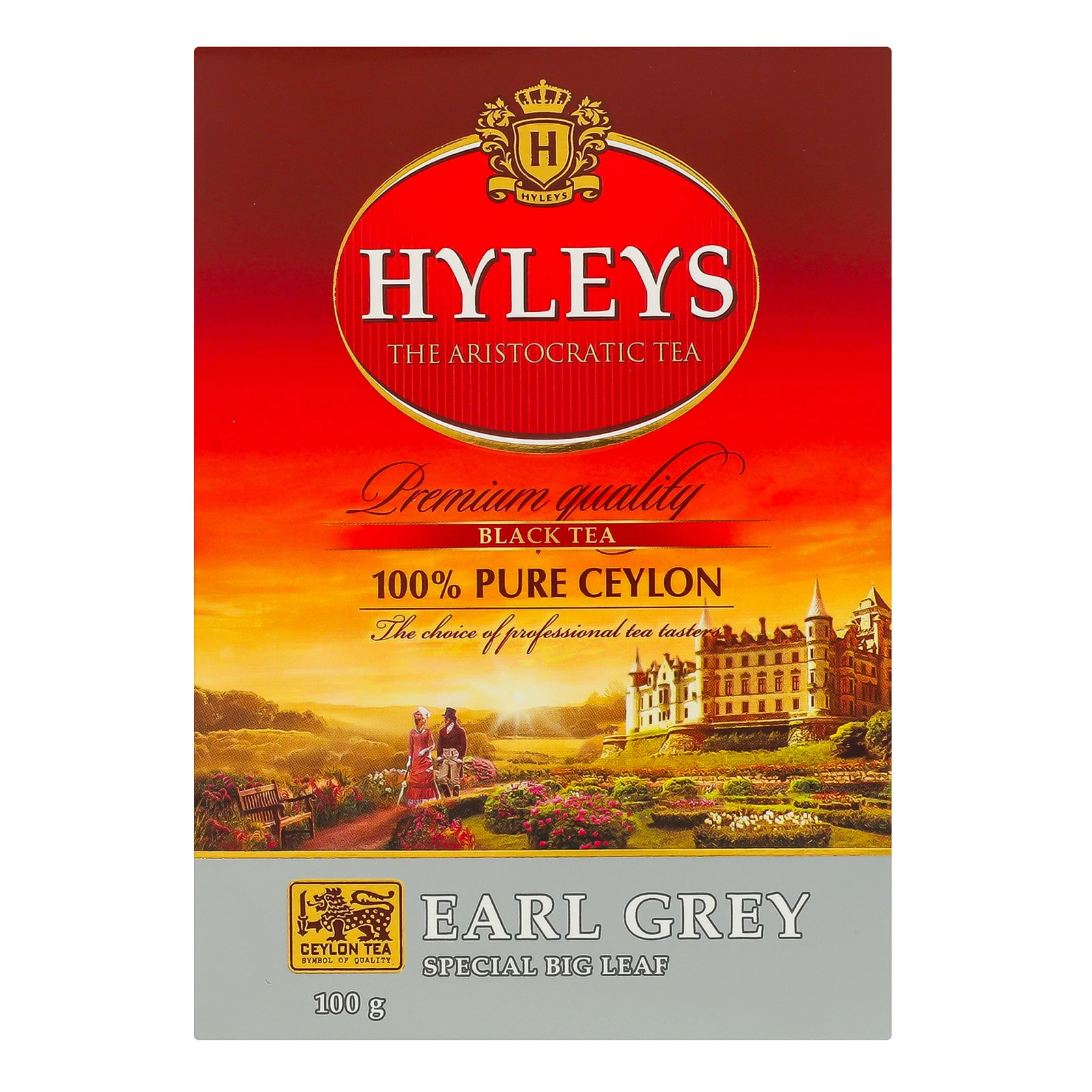 Чай Hyleys Earl Grey чорний байховий цейлонський суцільнолистовий ароматизований бергамотом 100г Фото №:2