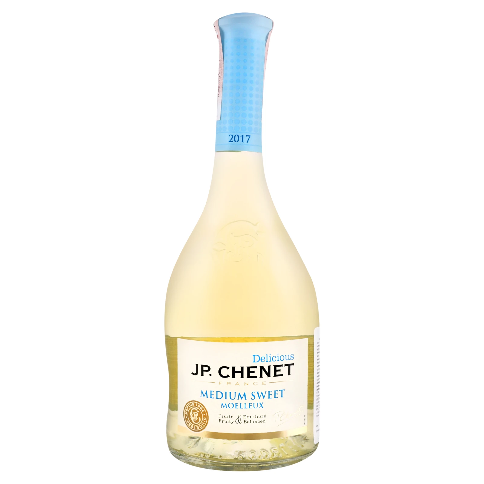 Вино J.P.Chenet Medium Sweet Blanc біле полусолодке 11.5% 0.75л Фото №:1