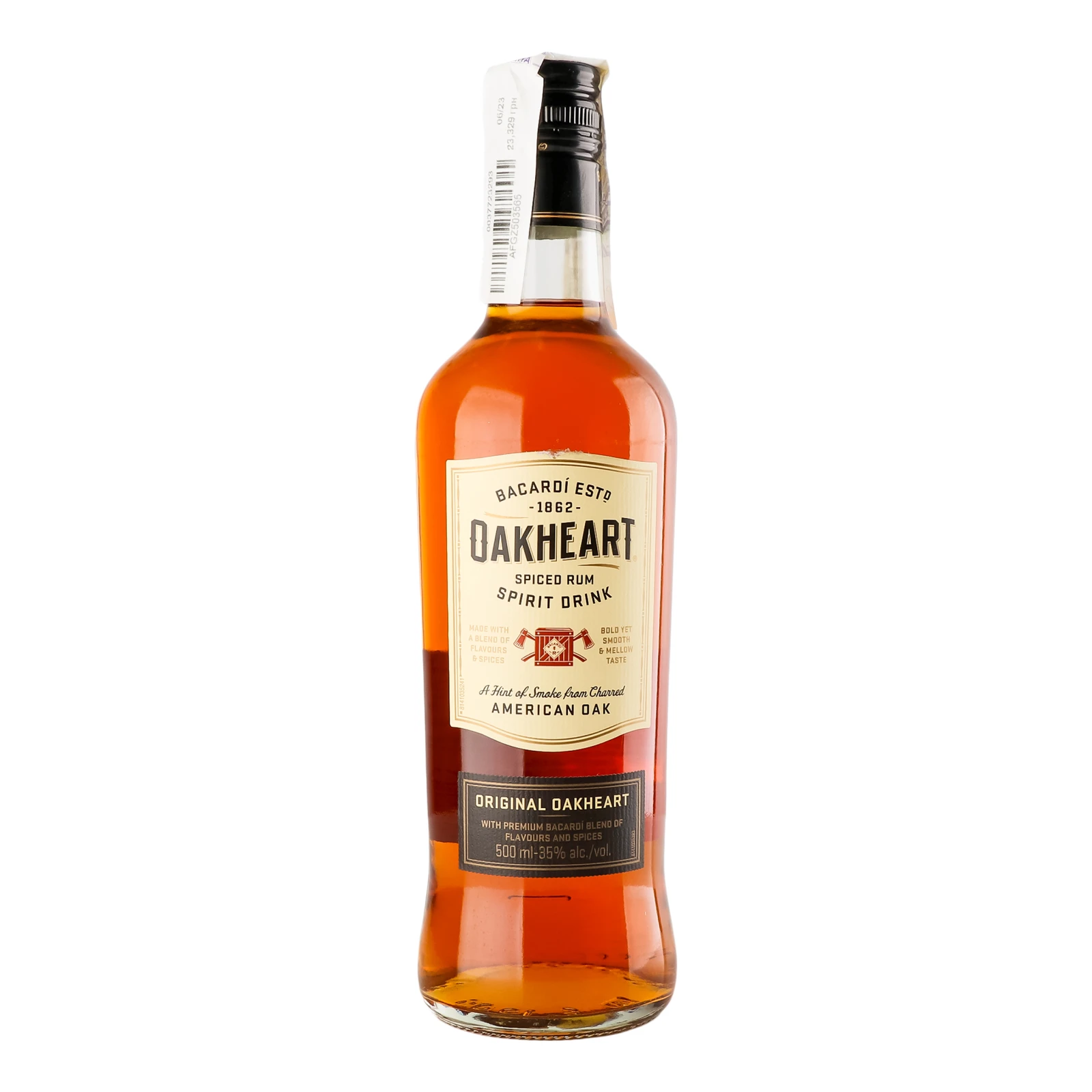 Ром Bacardi Oakheart Original 35% 0.5л Фото №:1