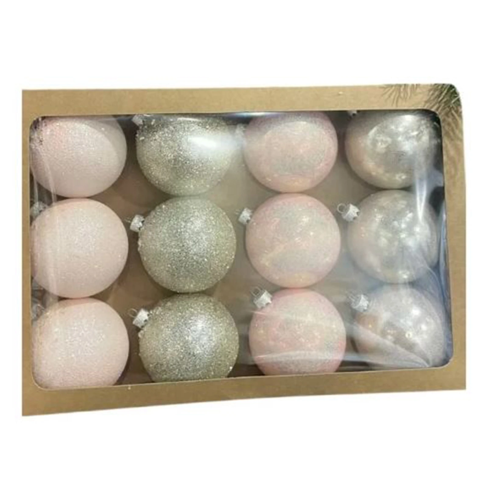 Набір Dashuri Мікс куль 80мм пудра та шампань 12шт Фото №:1