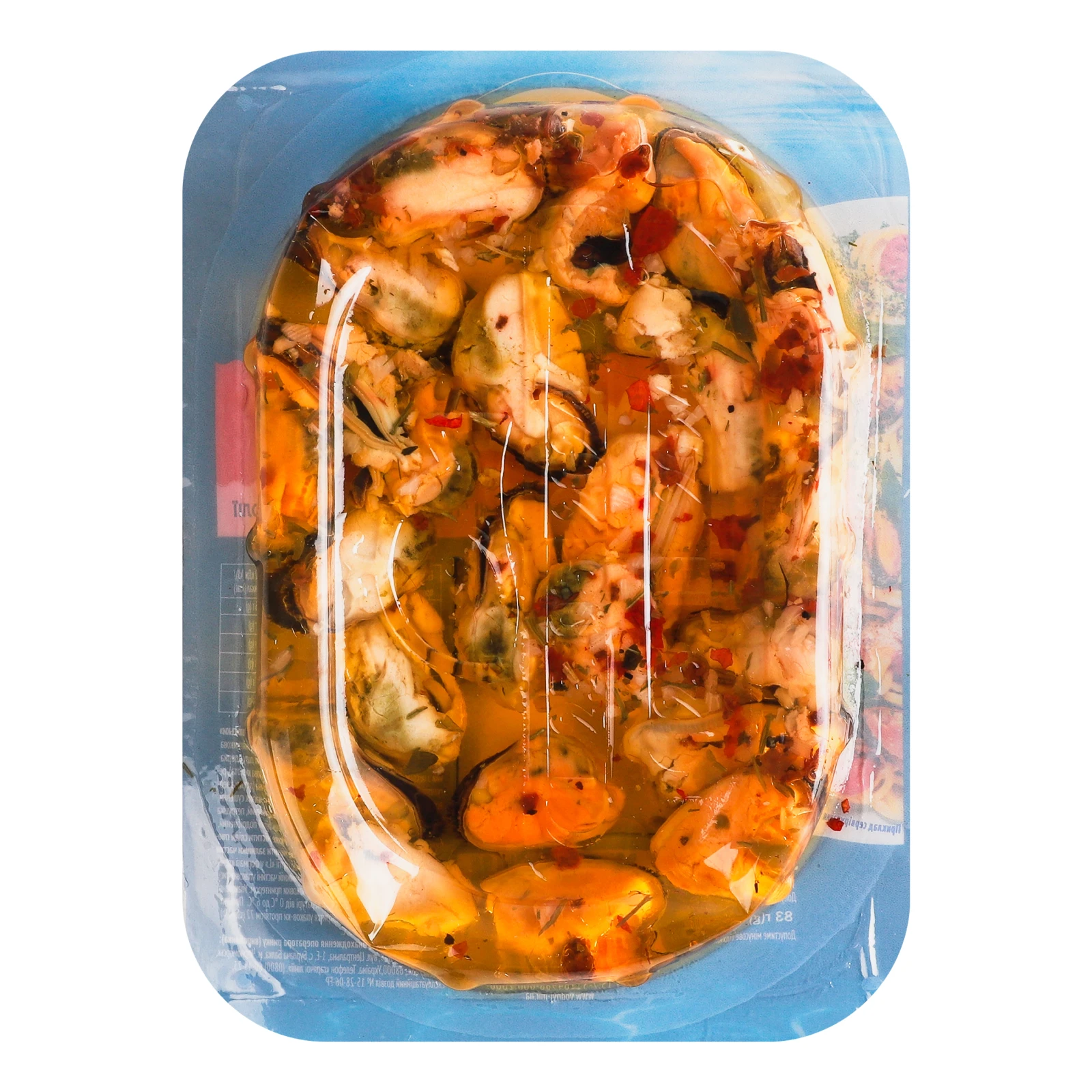 Мідії Водний світ По-сицилійські мариновані в олії 150г Фото №:2