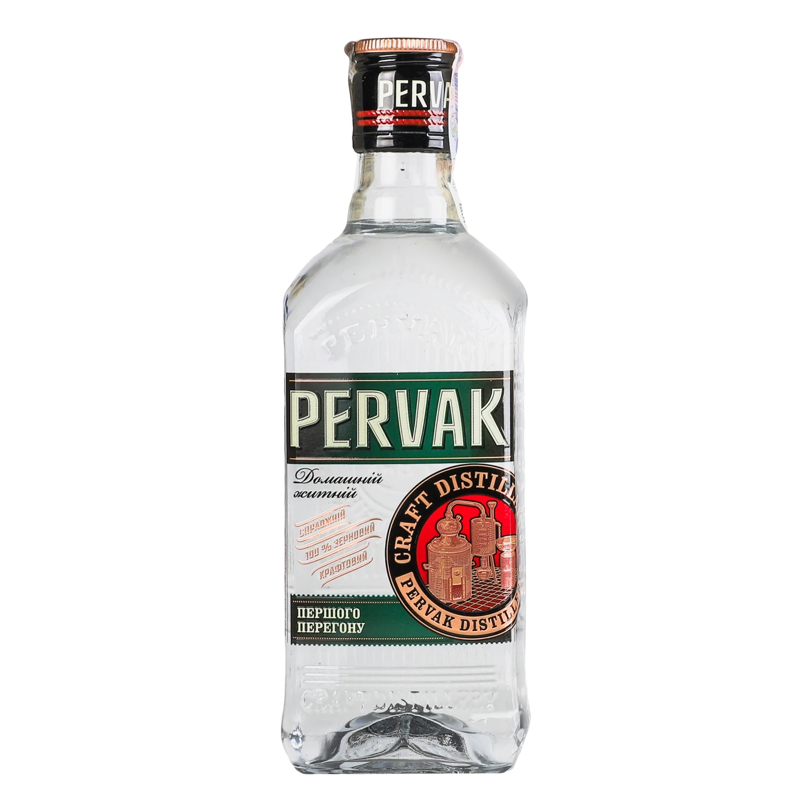 Горілка Первак Домашній житній особлива 40% 0.5л Фото №:1