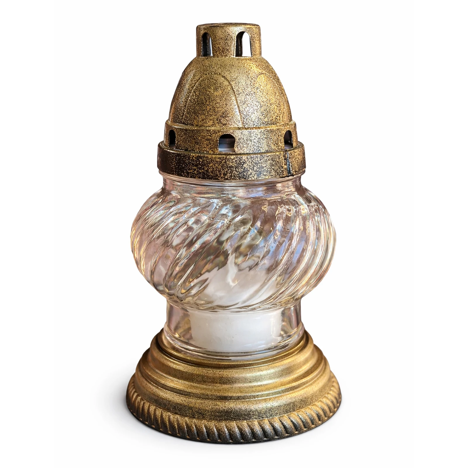 Лампадка скло велика кругла в асортименті Фото №:2