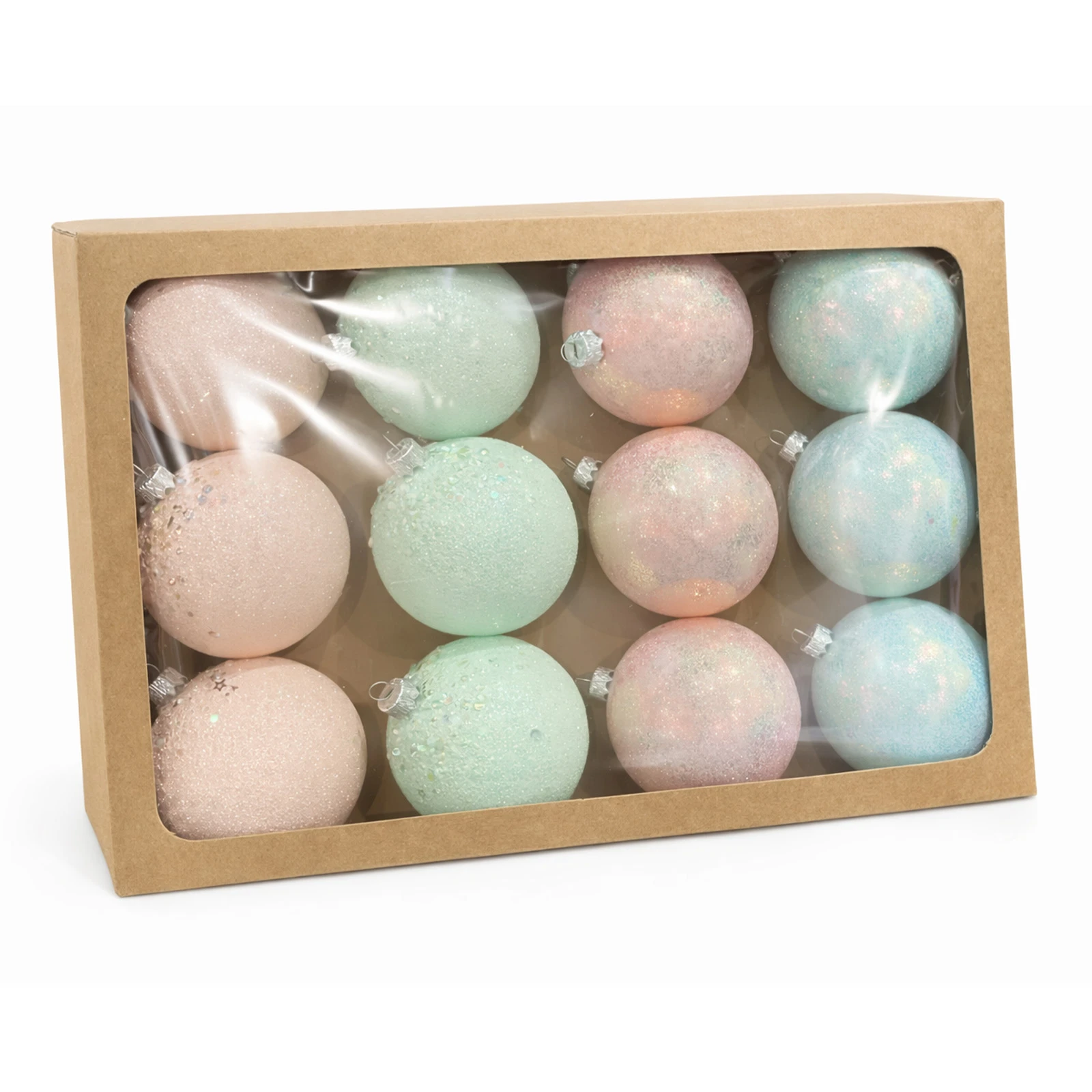 Набір Dashuri Мікс куль 80мм тіфані та пудра 12шт Фото №:1