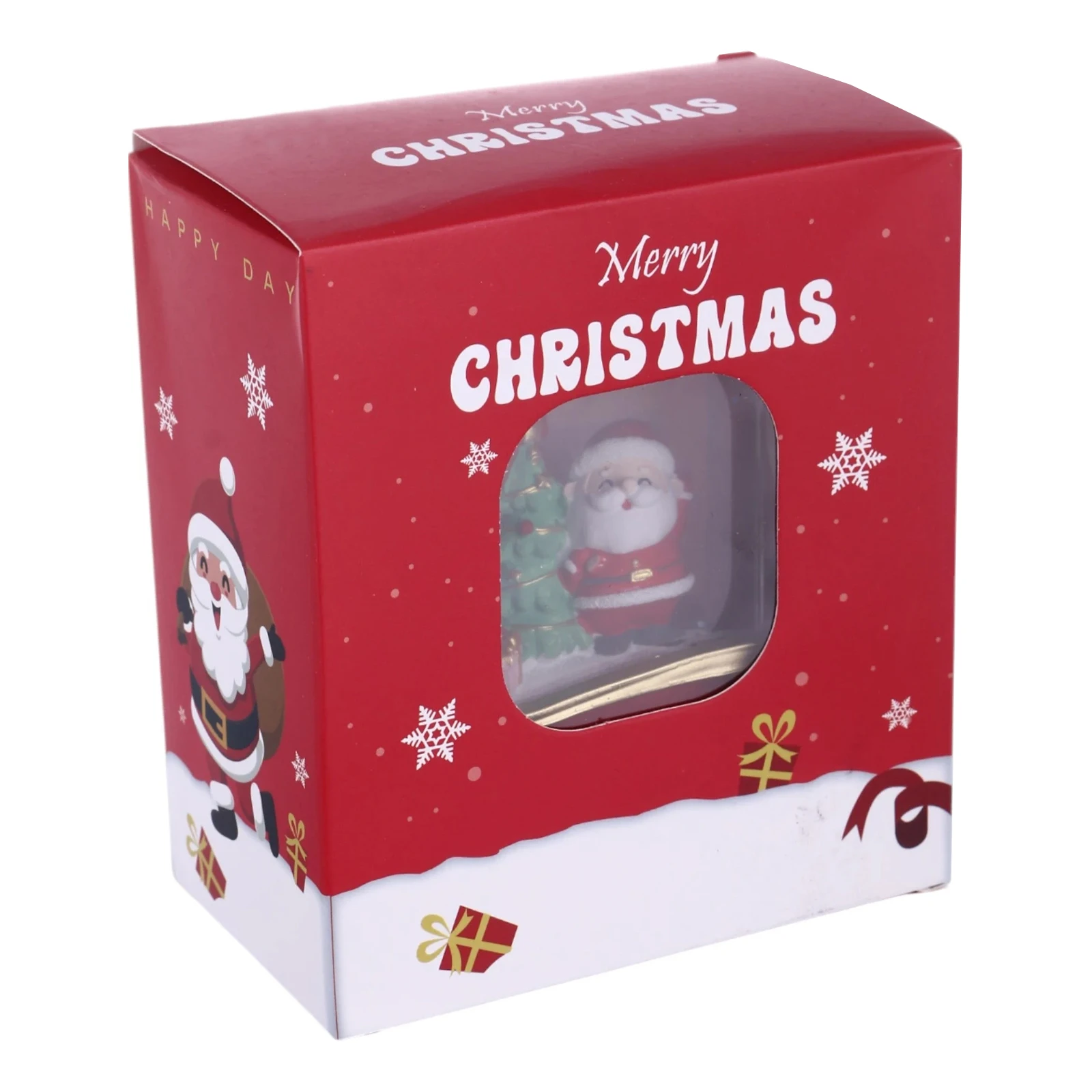 & Ліхтарик різдвяний FD2261 сніжний 12см музикальний зі світлом на бат. Фото №:2