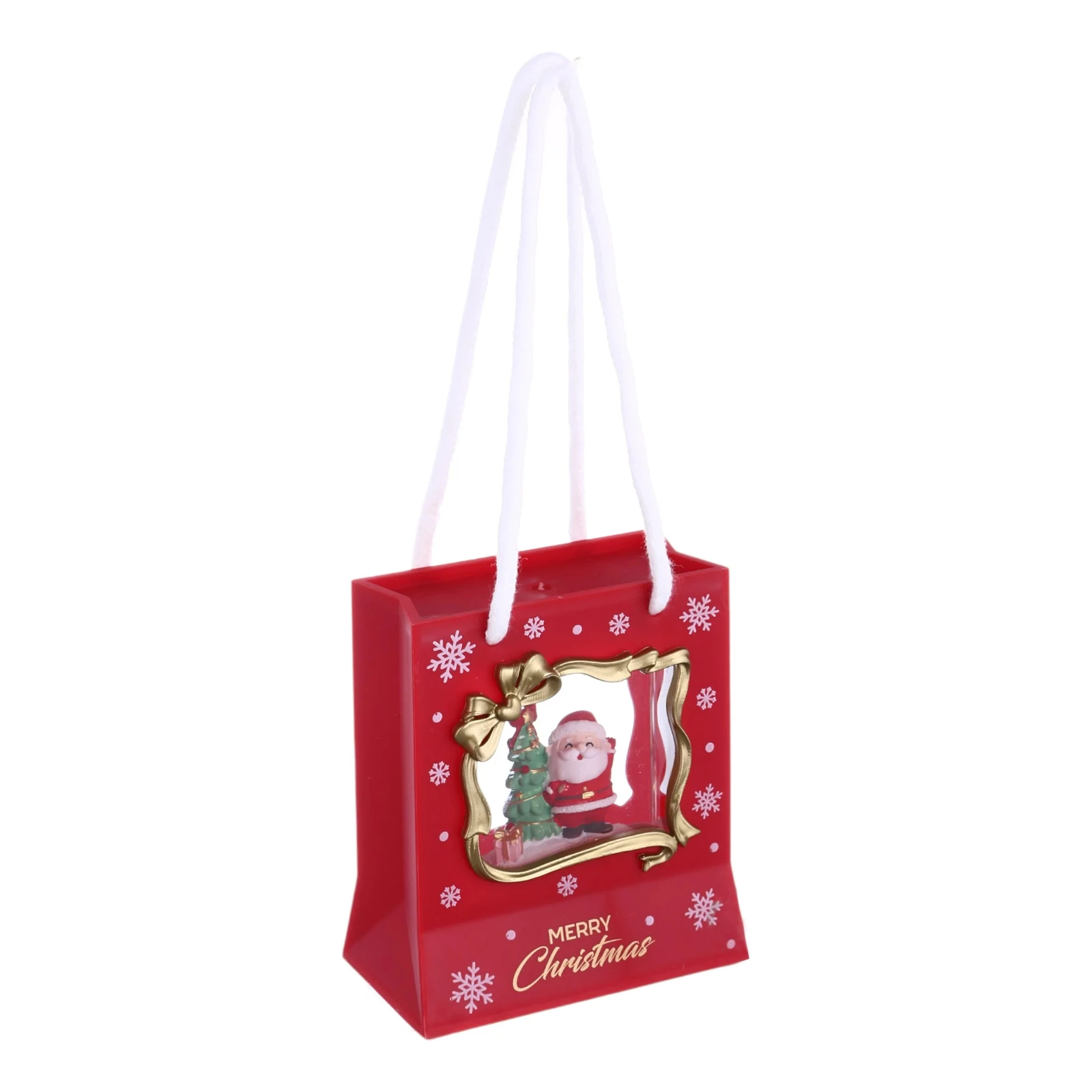 & Ліхтарик різдвяний FD2261 сніжний 12см музикальний зі світлом на бат. Фото №:1