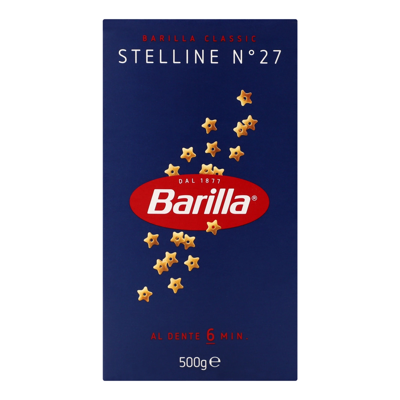 Макаронні вироби Barilla з твердих сортів пшениці Stelline №27 500г Фото №:1