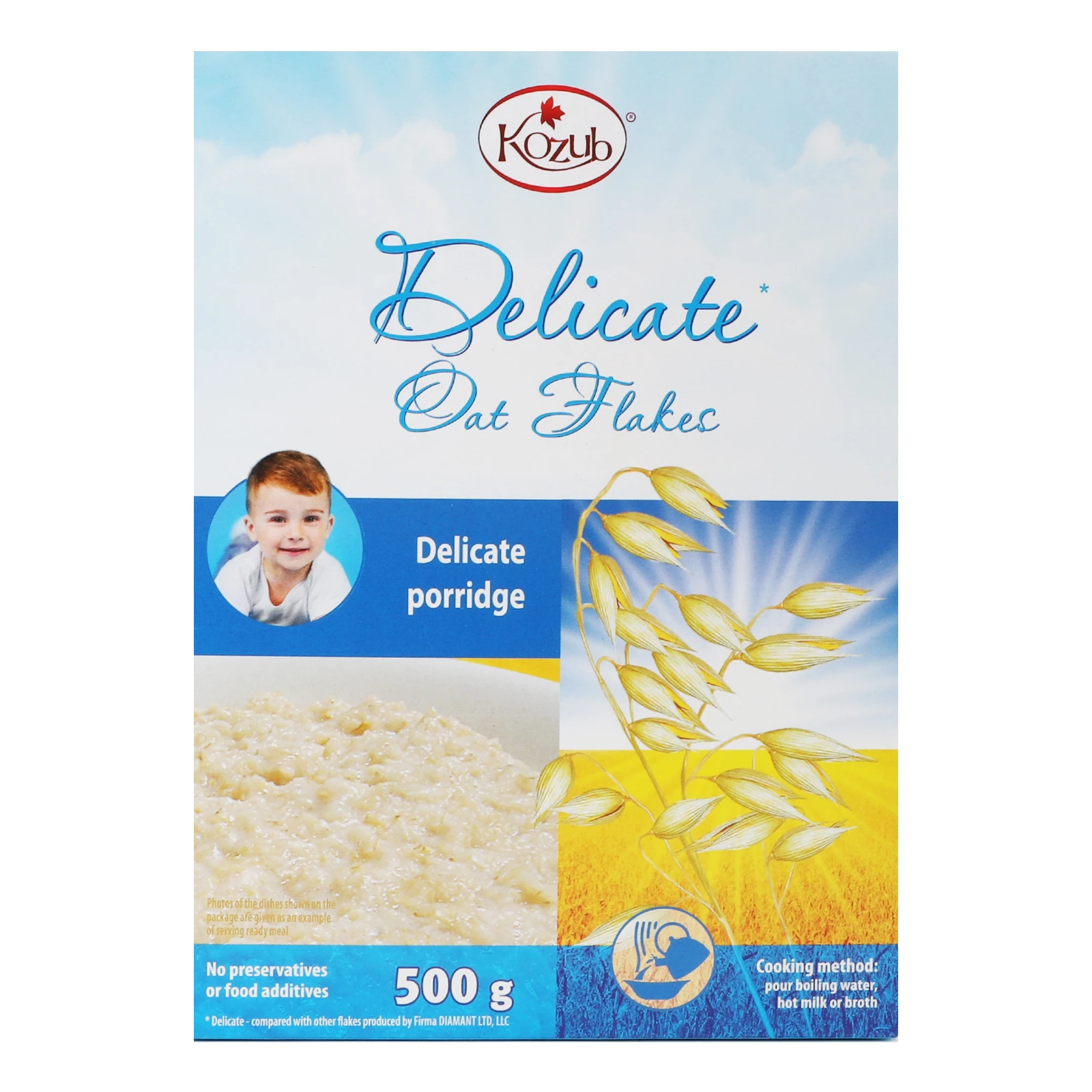 Пластівці Kozub Найніжніші вівсяні 500г Фото №:2