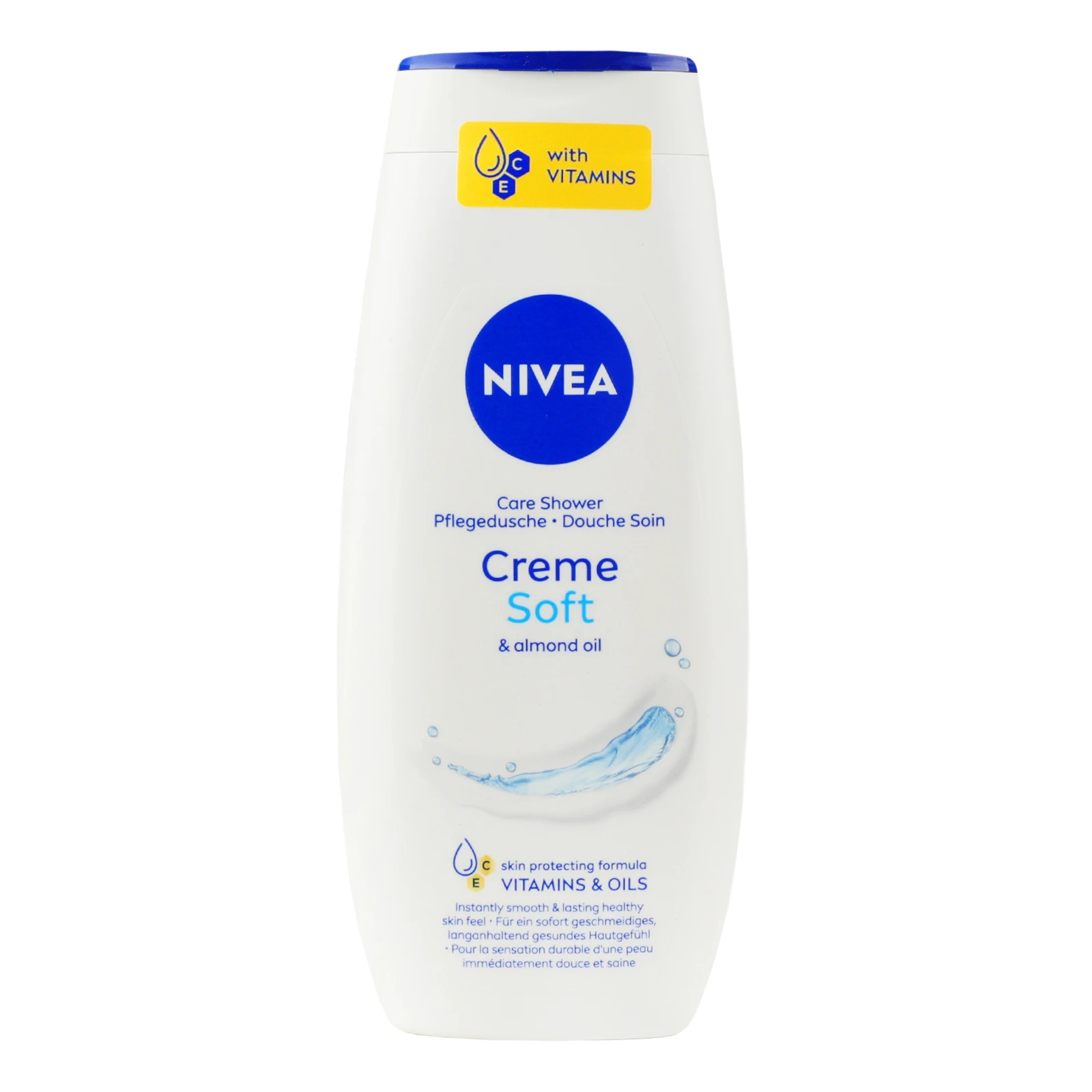 Гель-догляд для душу Nivea Creme Soft&almond oil 250мл Фото №:1