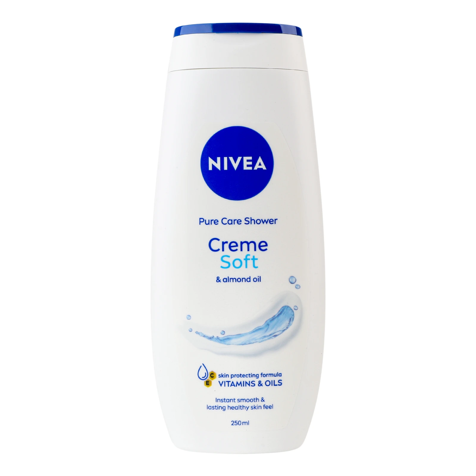 Гель-догляд для душу Nivea Creme Soft&almond oil 250мл Фото №:1