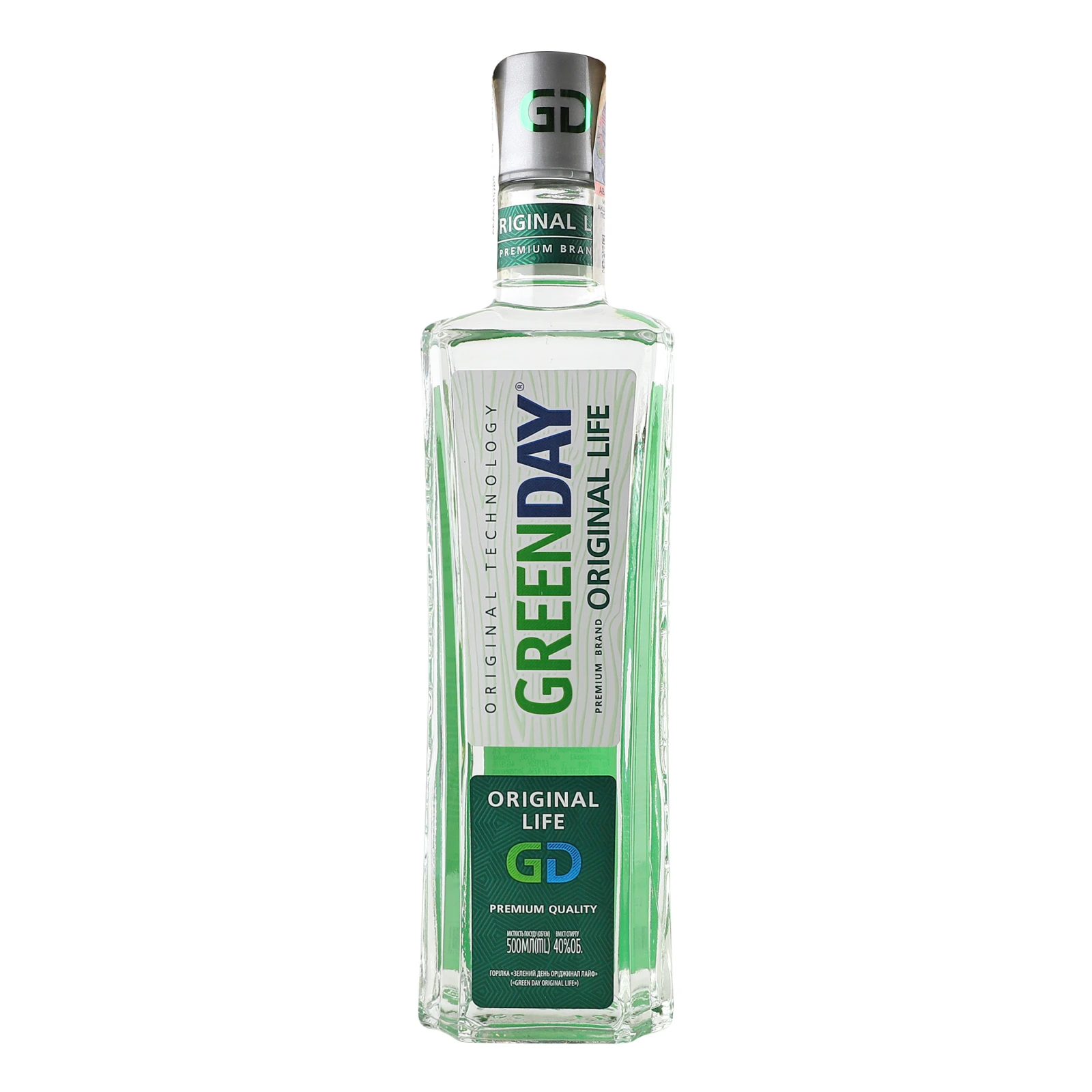 Горілка Green Day Original Life 40% 0.5л