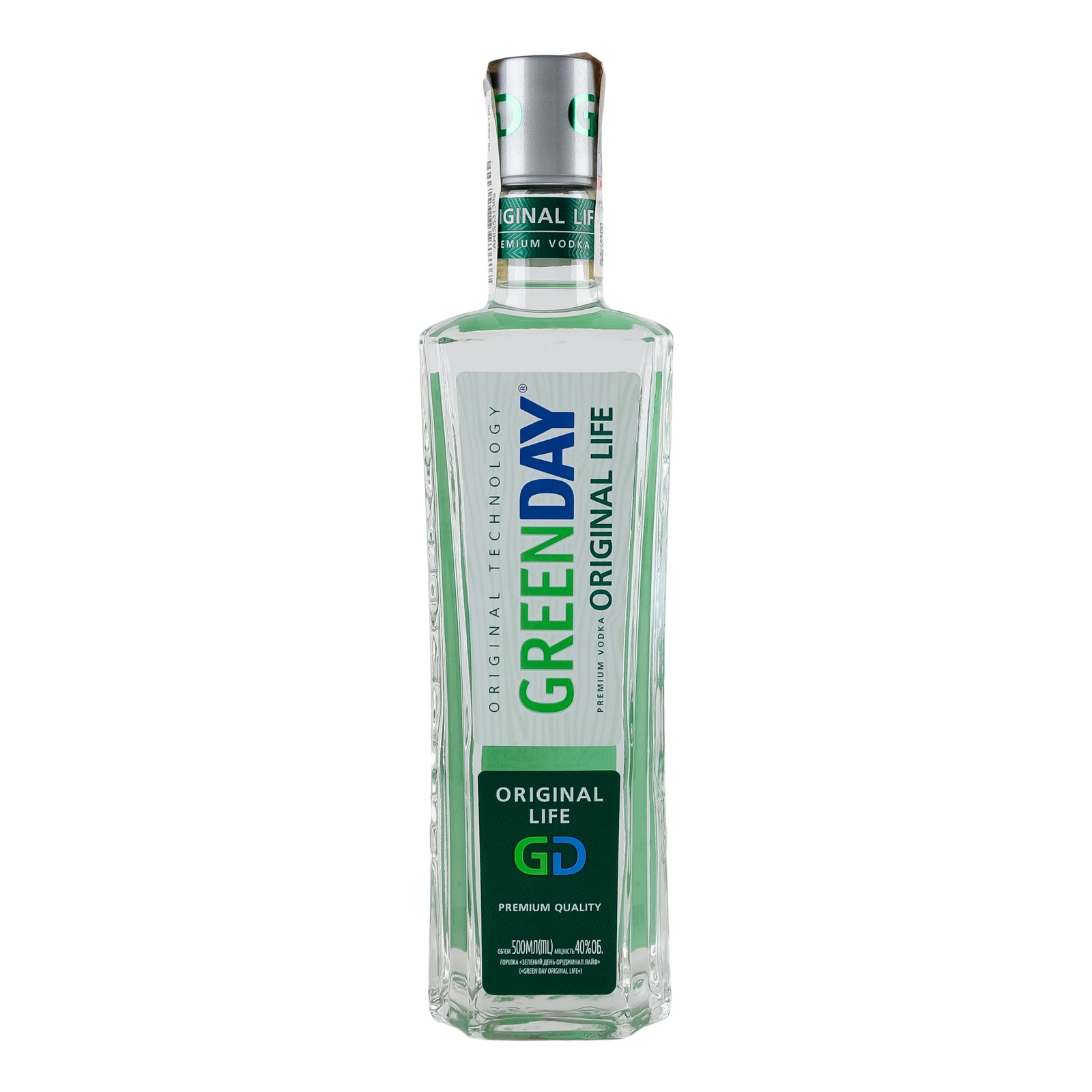 Горілка Green Day Original Life 40% 0.5л Фото навігації №:1