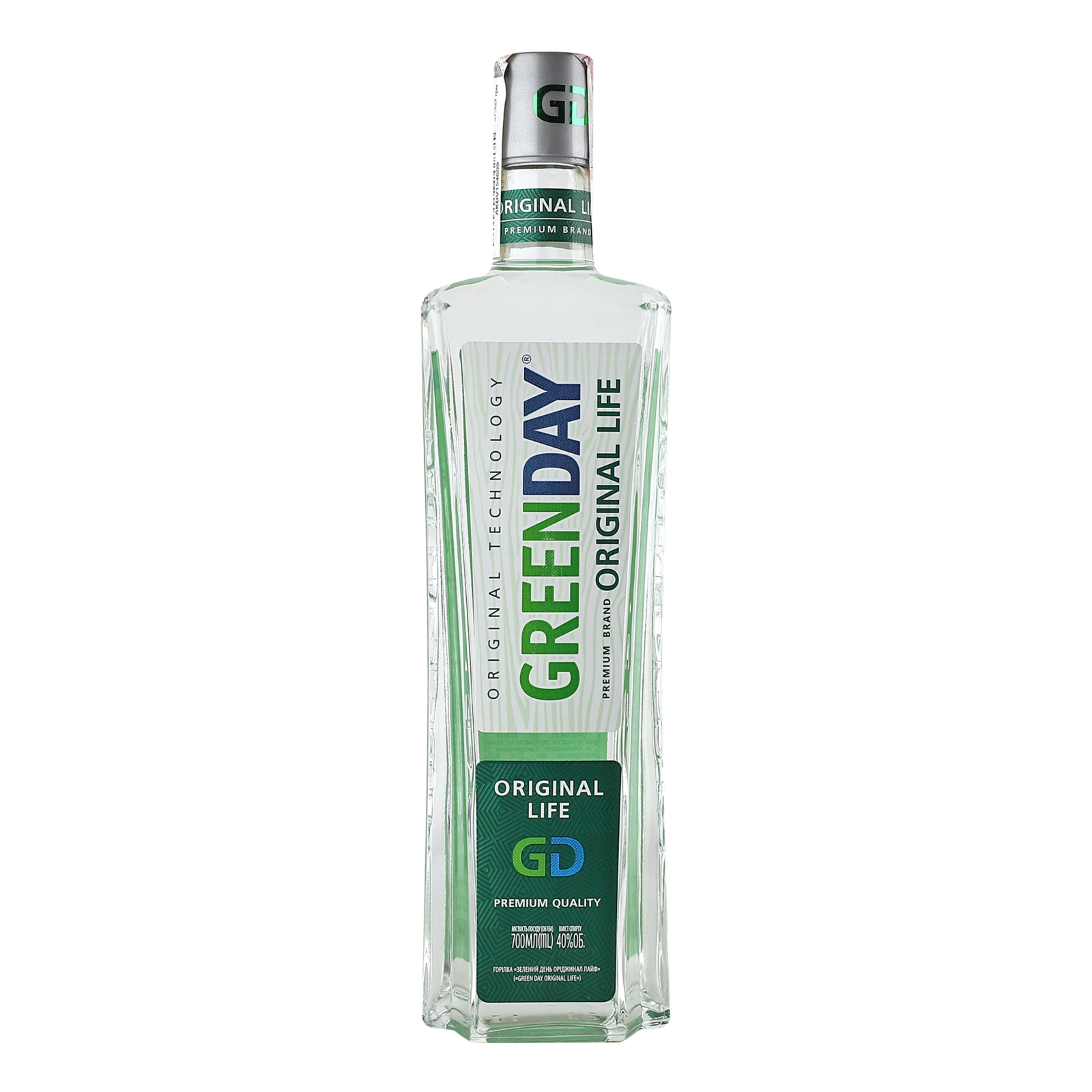 Горілка Green Day Original life 40% 0.7л