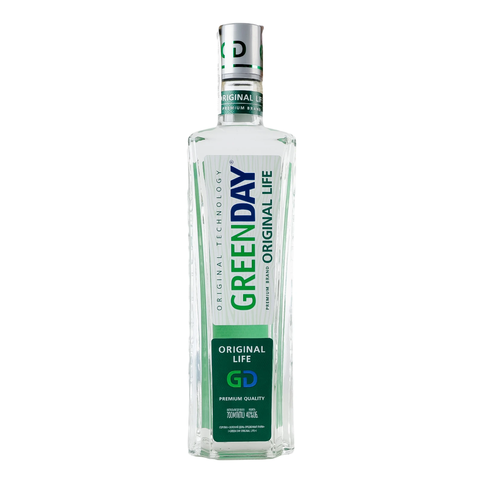 Горілка Green Day Organic life 40% 700мл Фото №:1
