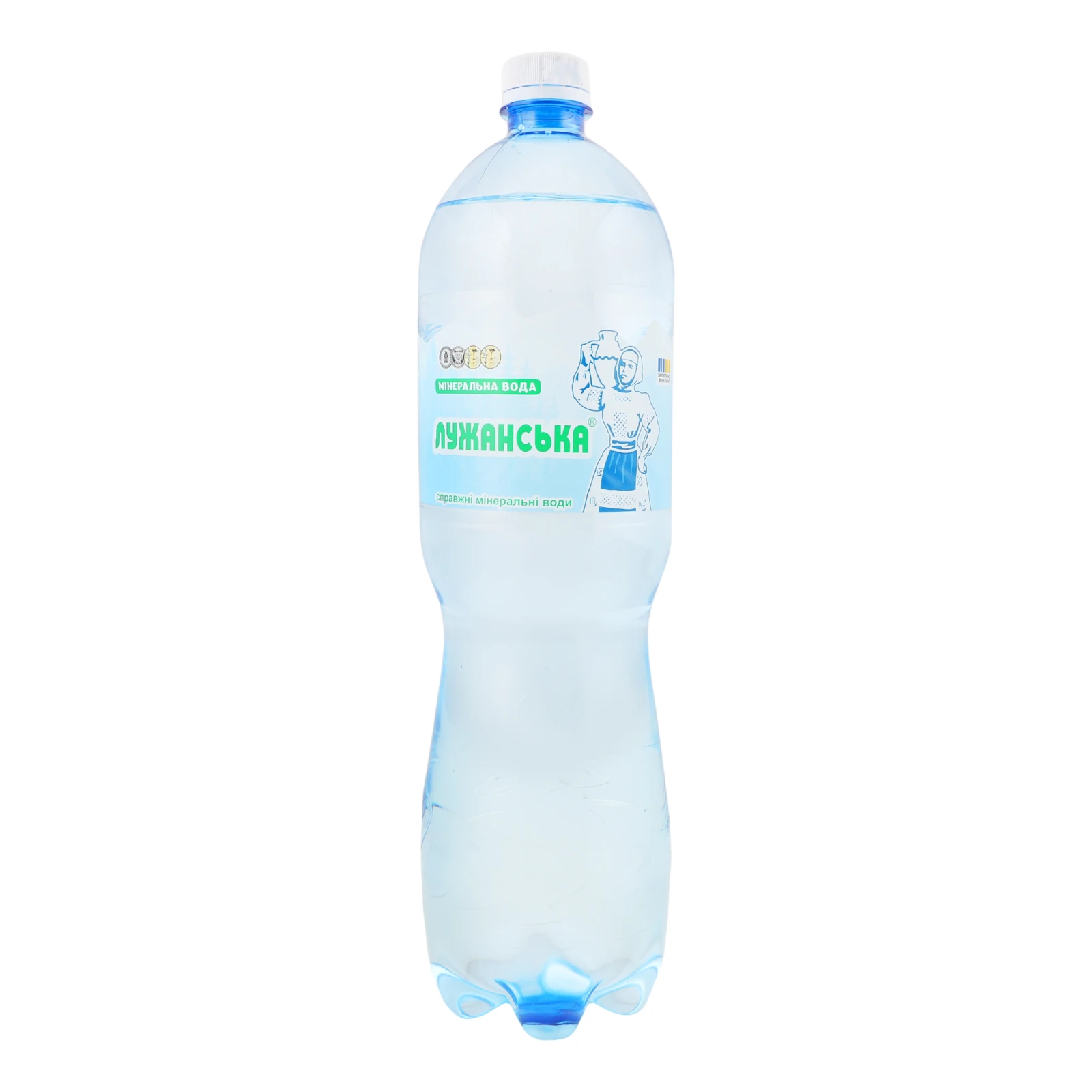 Вода мінеральна Лужанська природна лікувально-столова сильногазована 1.5л Фото №:1