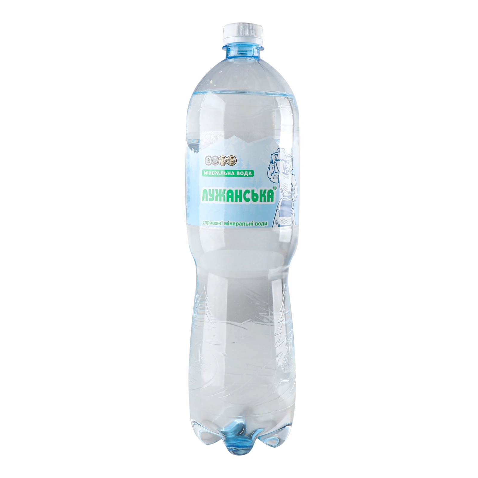 Вода мінеральна Лужанська природна лікувально-столова сильногазована 1.5л Фото №:1