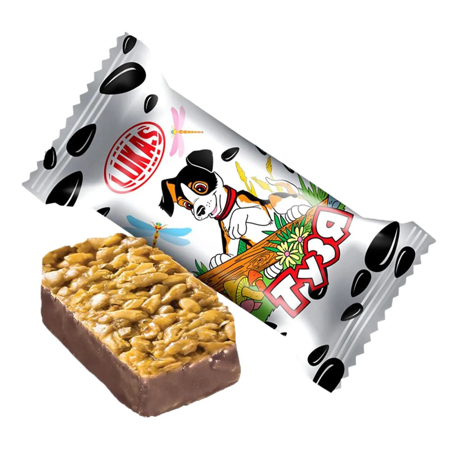 Цукерки Lukas Тузя глазуровані з молочно-грильяжним корпусом Фото №:1