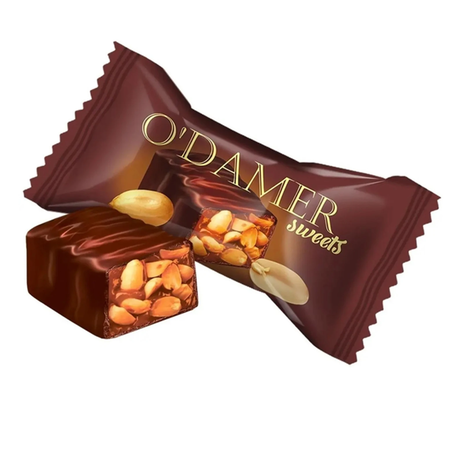 Цукерки Lukas O'Damer глазуровані з молочно-грильяжним корпусом Фото №:1