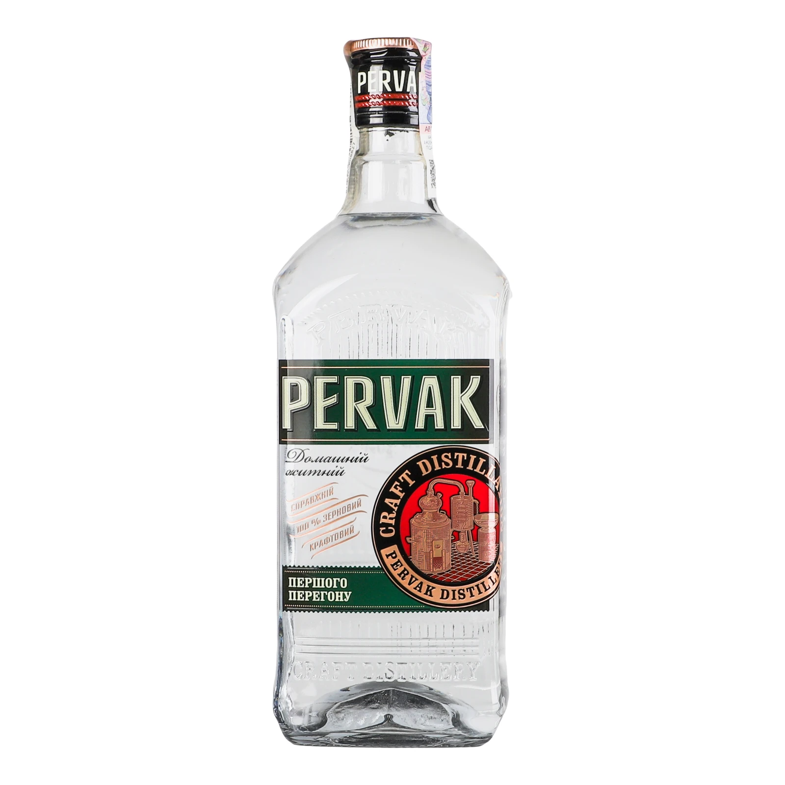 Горілка Первак Домашній житній особлива 40% 1л Фото №:1