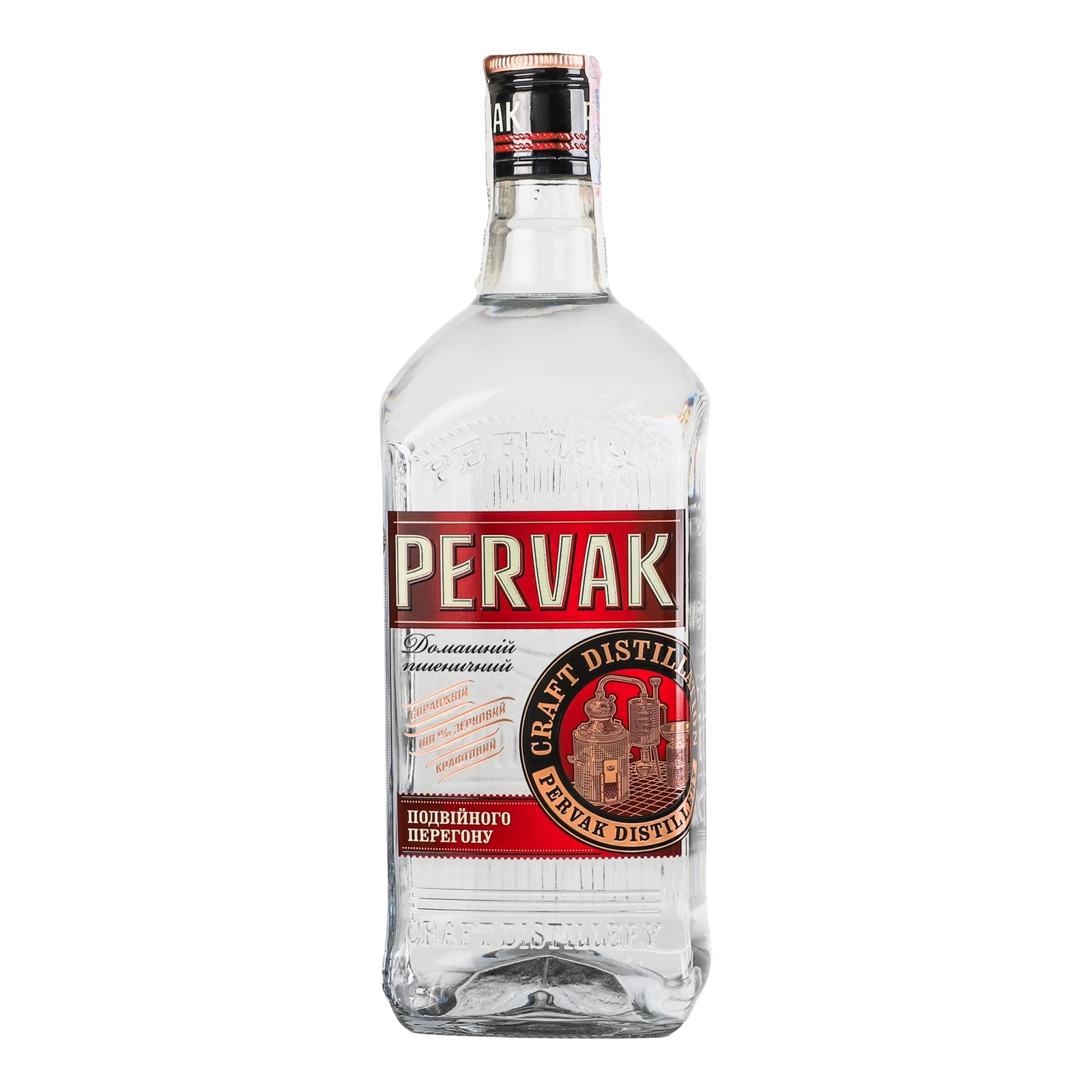 Горілка Первак Домашній пшеничний особлива 40% 1л Фото №:1