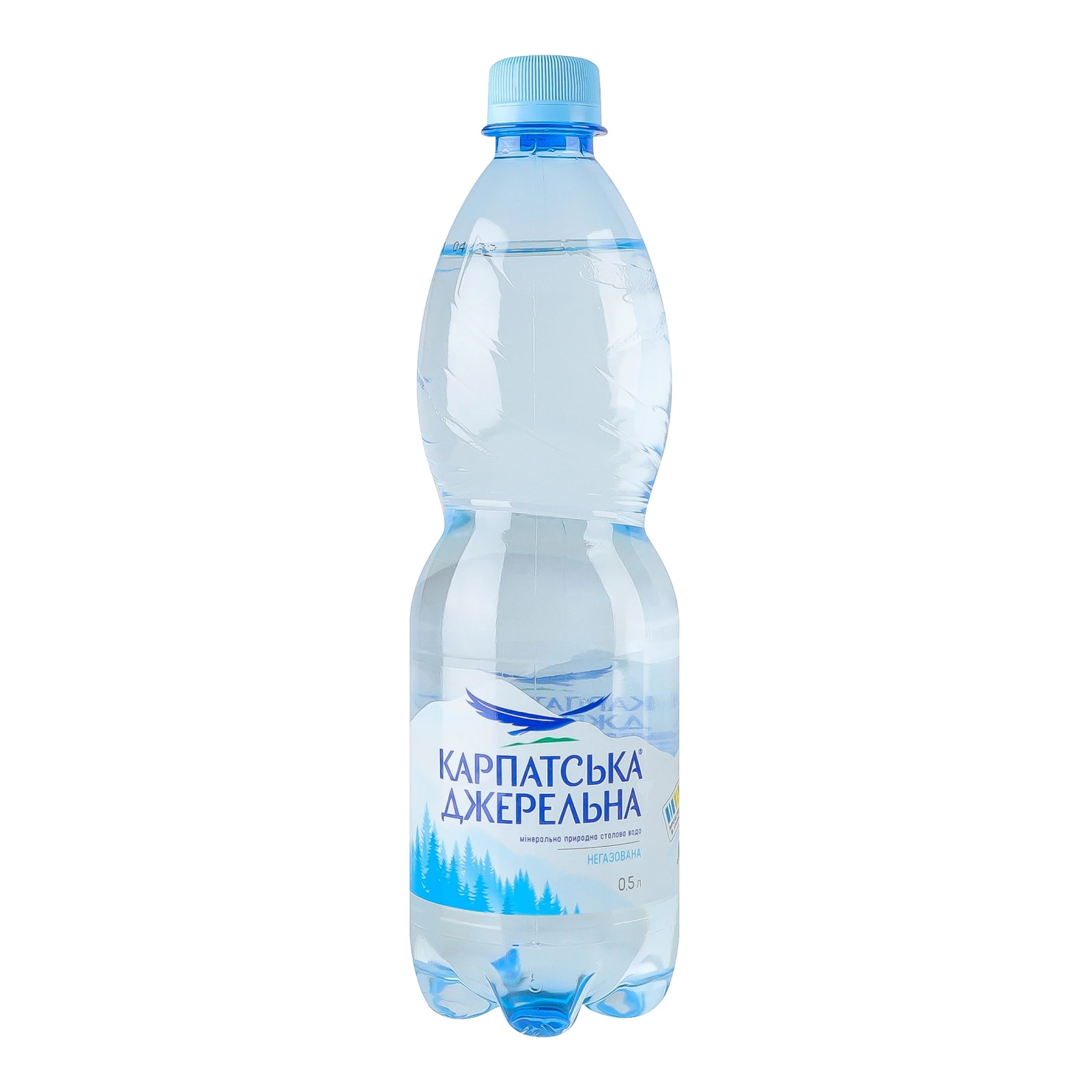Вода мінеральна Карпатська джерельна природна столова негазована 500мл Фото №:1