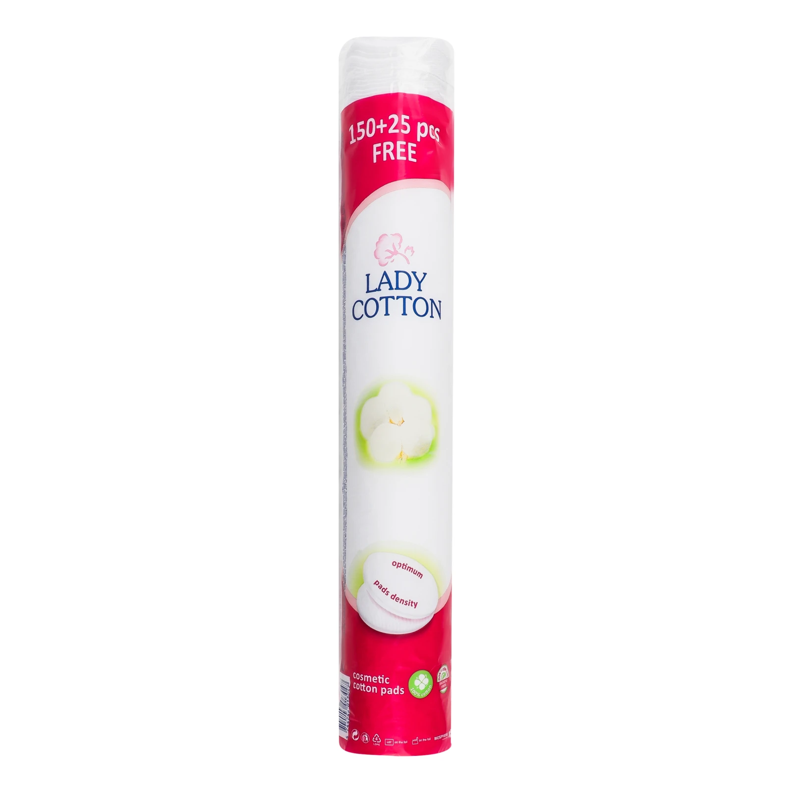 Диски ватні Lady Cotton косметичні 175шт Фото №:1