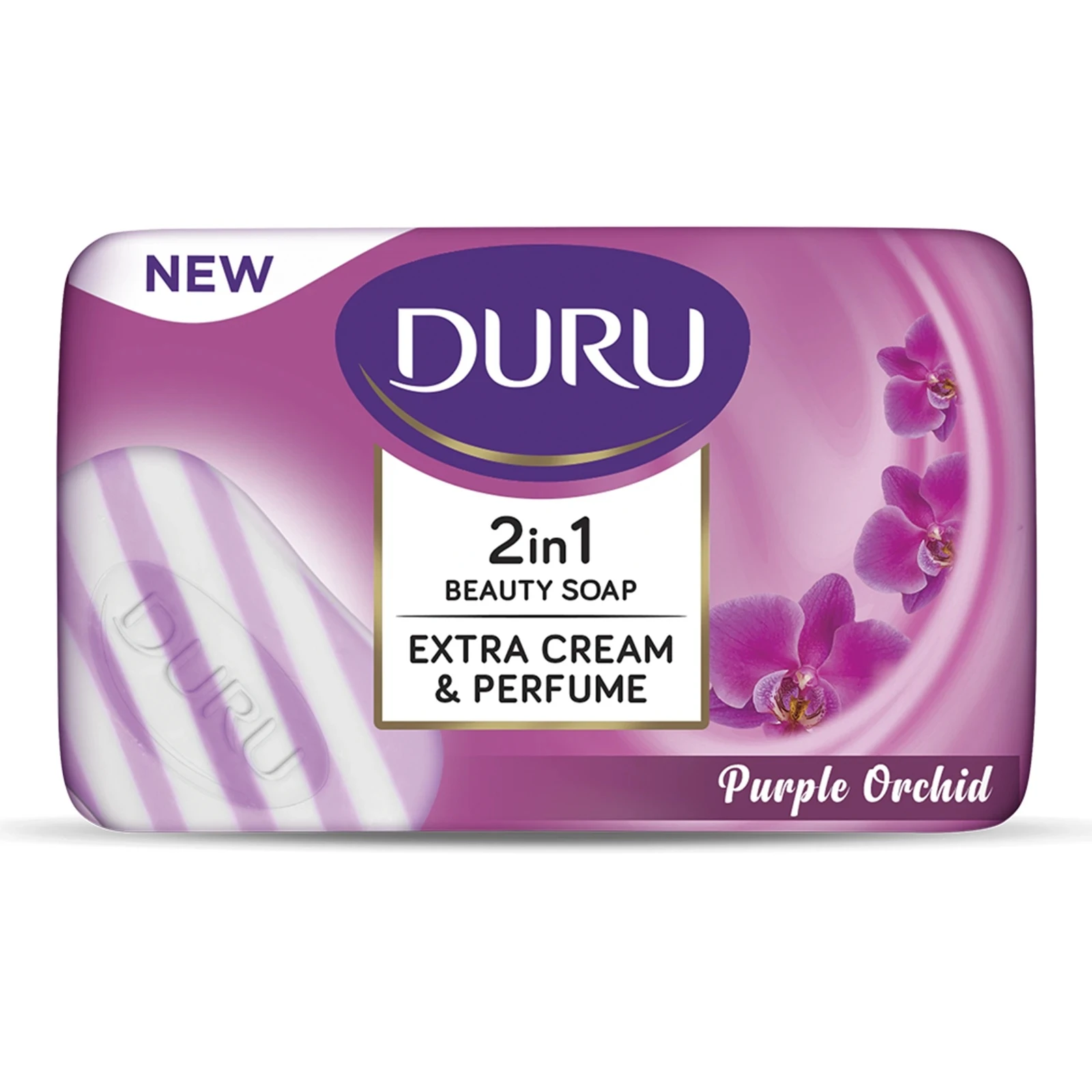 Мило Duru 100г 2в1 Purple orchid extra cream&perfume Фото навігації №:1