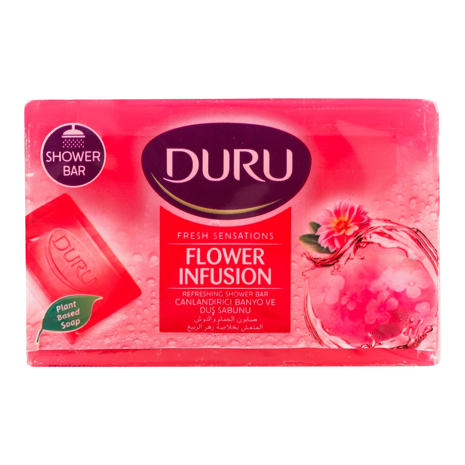 Мило туалетне Duru Fresh Квіткова насолода Sensations для душу 150г/уп Фото навігації №:1