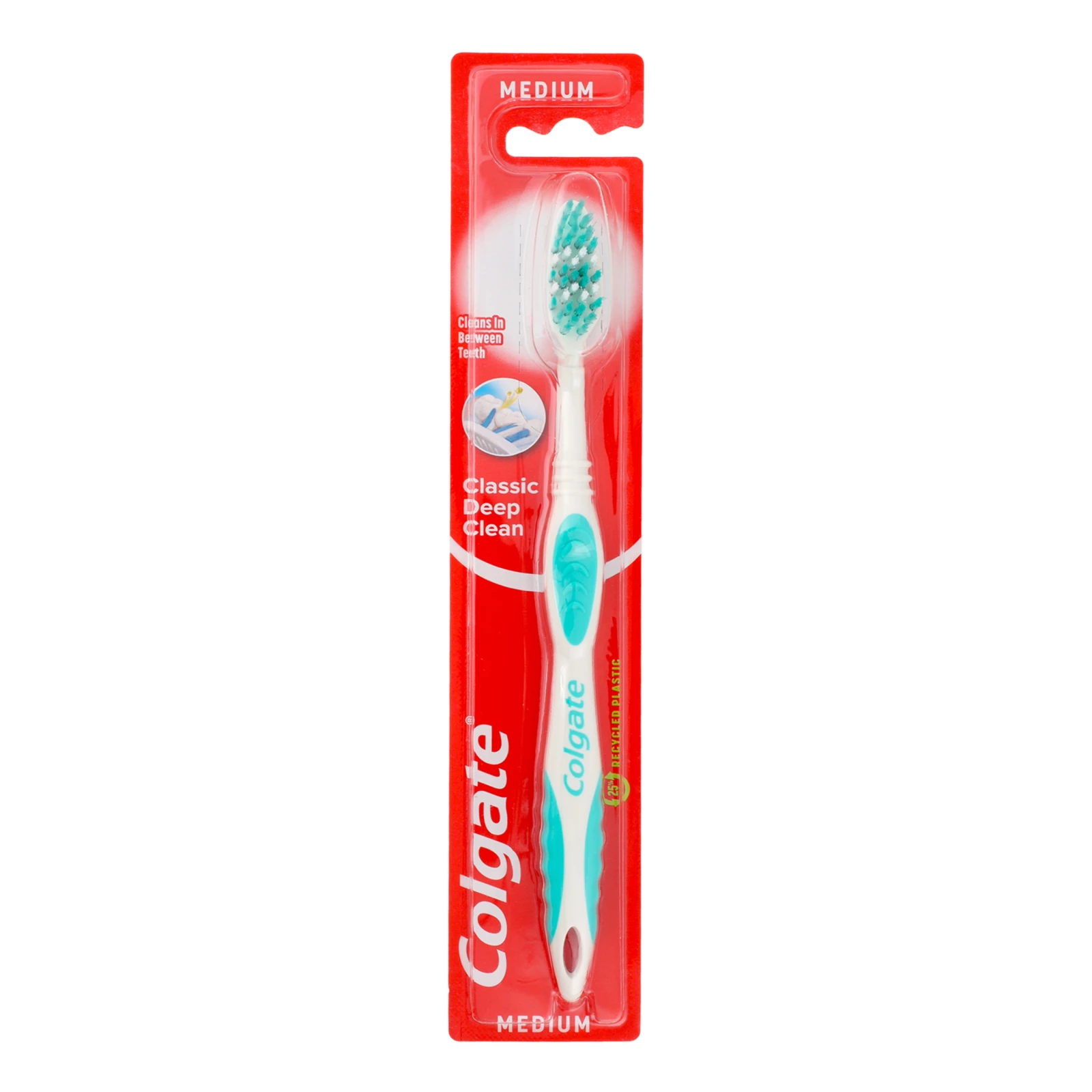 Щітка зубна Colgate Classic Deep Clean Medium 1шт Фото №:1