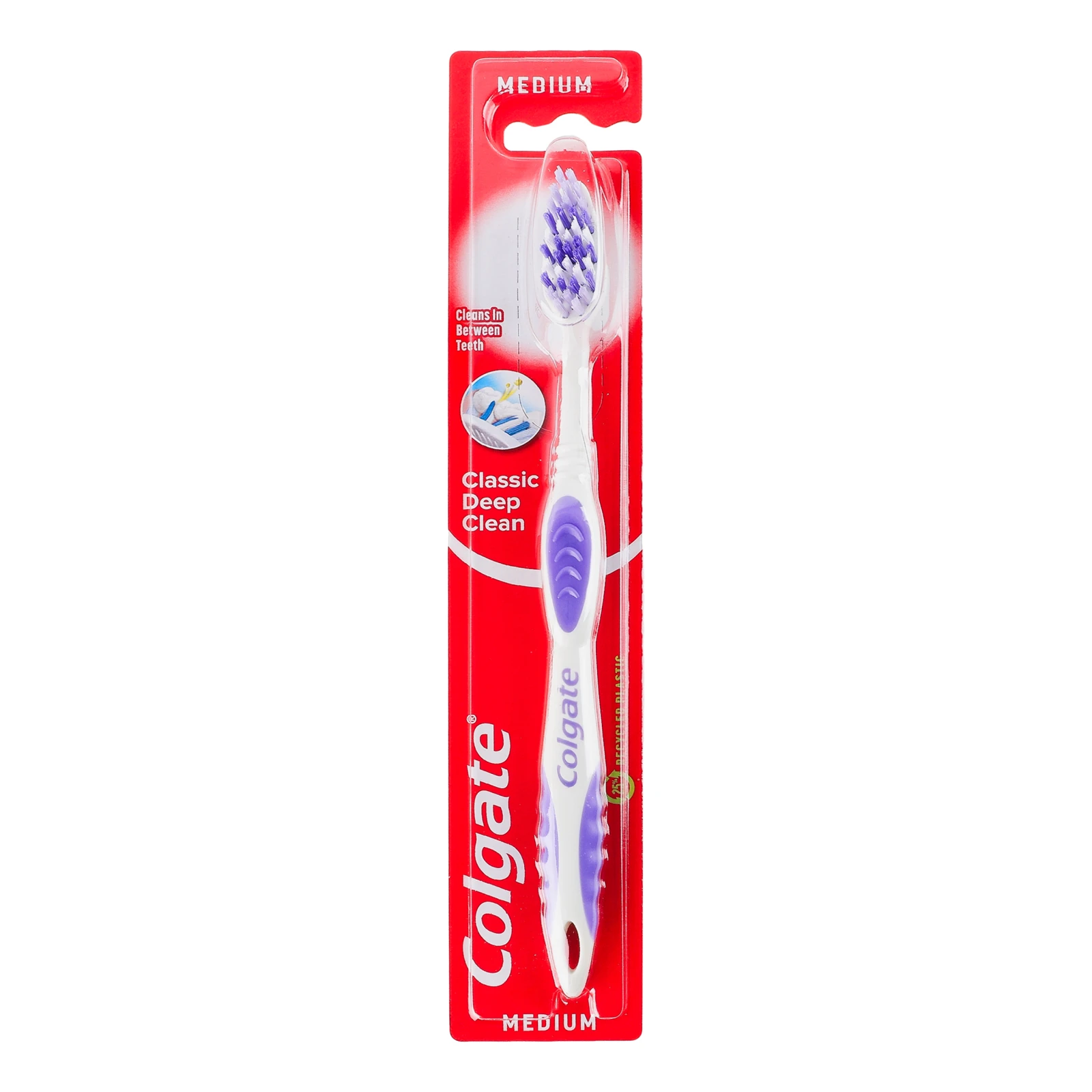 Щітка зубна Colgate Classic Deep Clean Medium 1шт Фото №:1