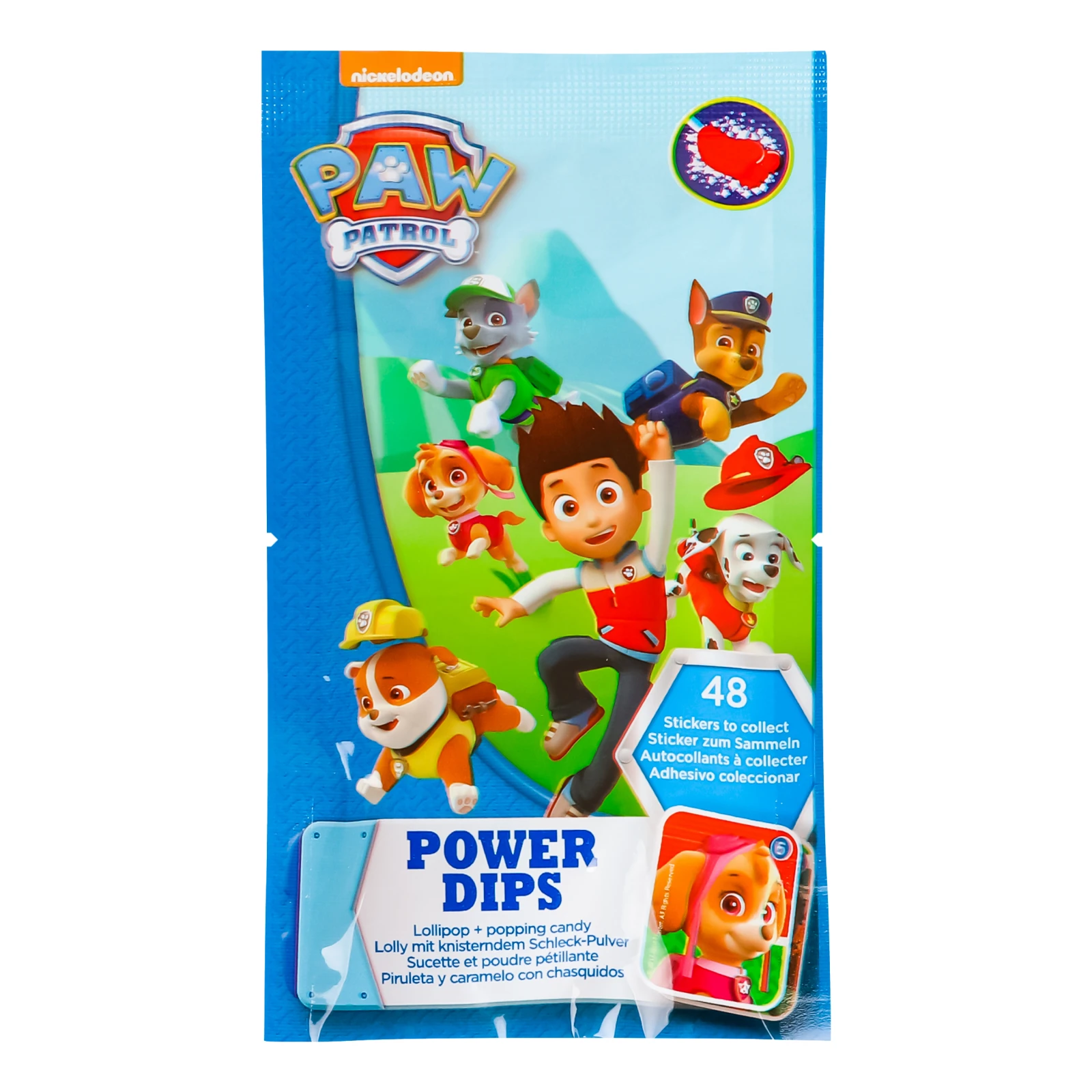 Цукерка BIP Holland Paw Patrol Power Dips зі стрибаючими льодяниками 12г Фото №:1