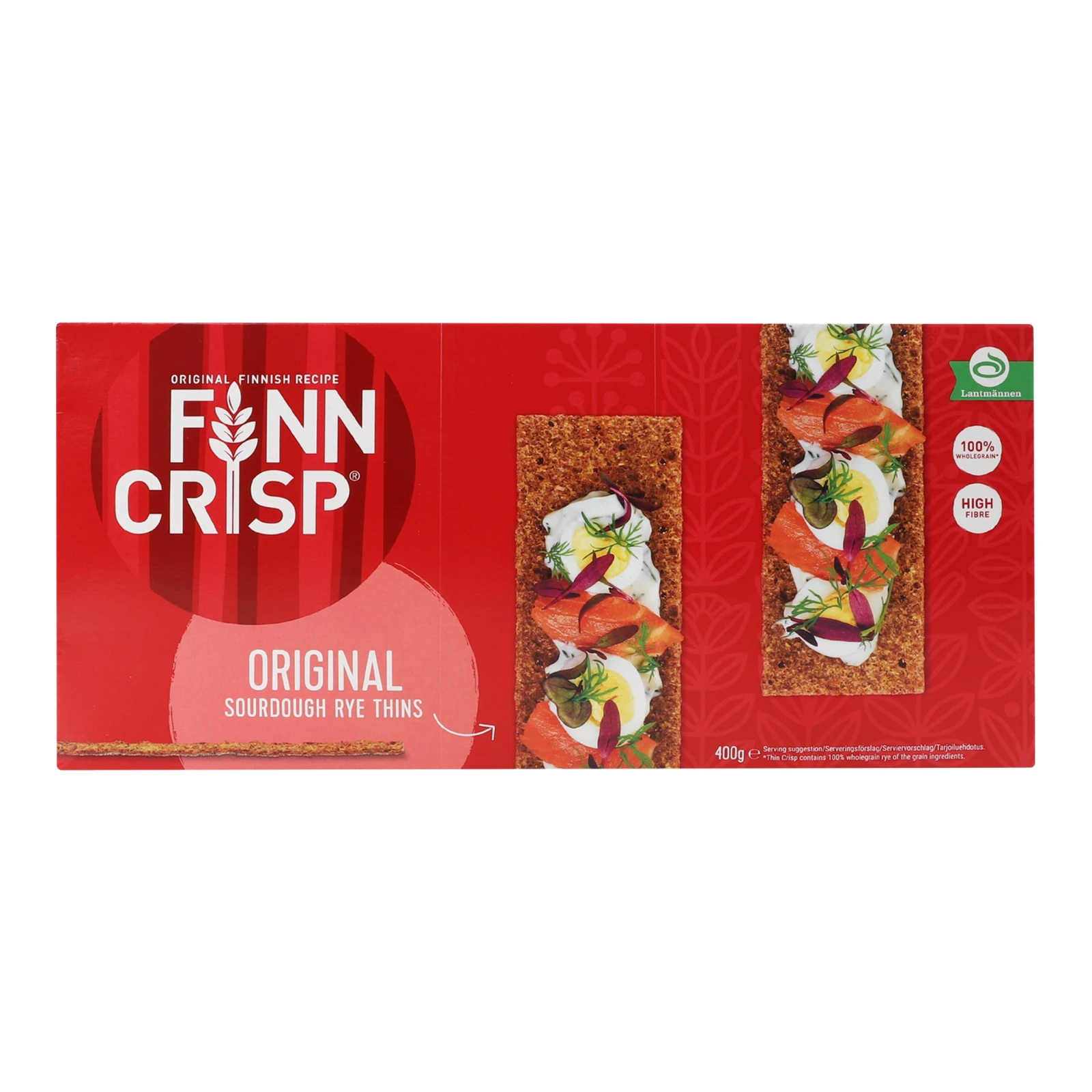 Сухарики Finn Crisp Original житні 400г Фото №:1