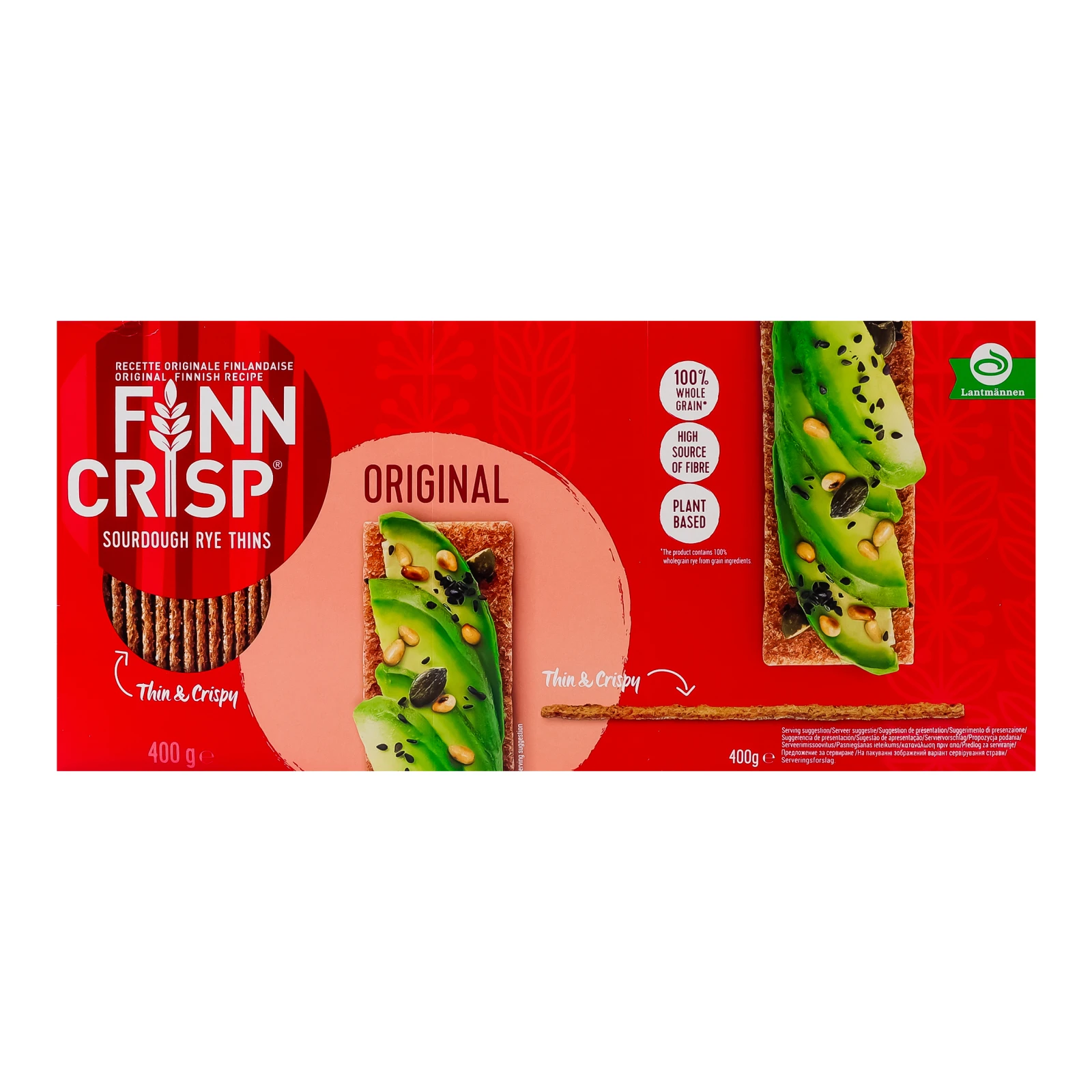Сухарики Finn Crisp житні Original 400г Фото навігації №:1