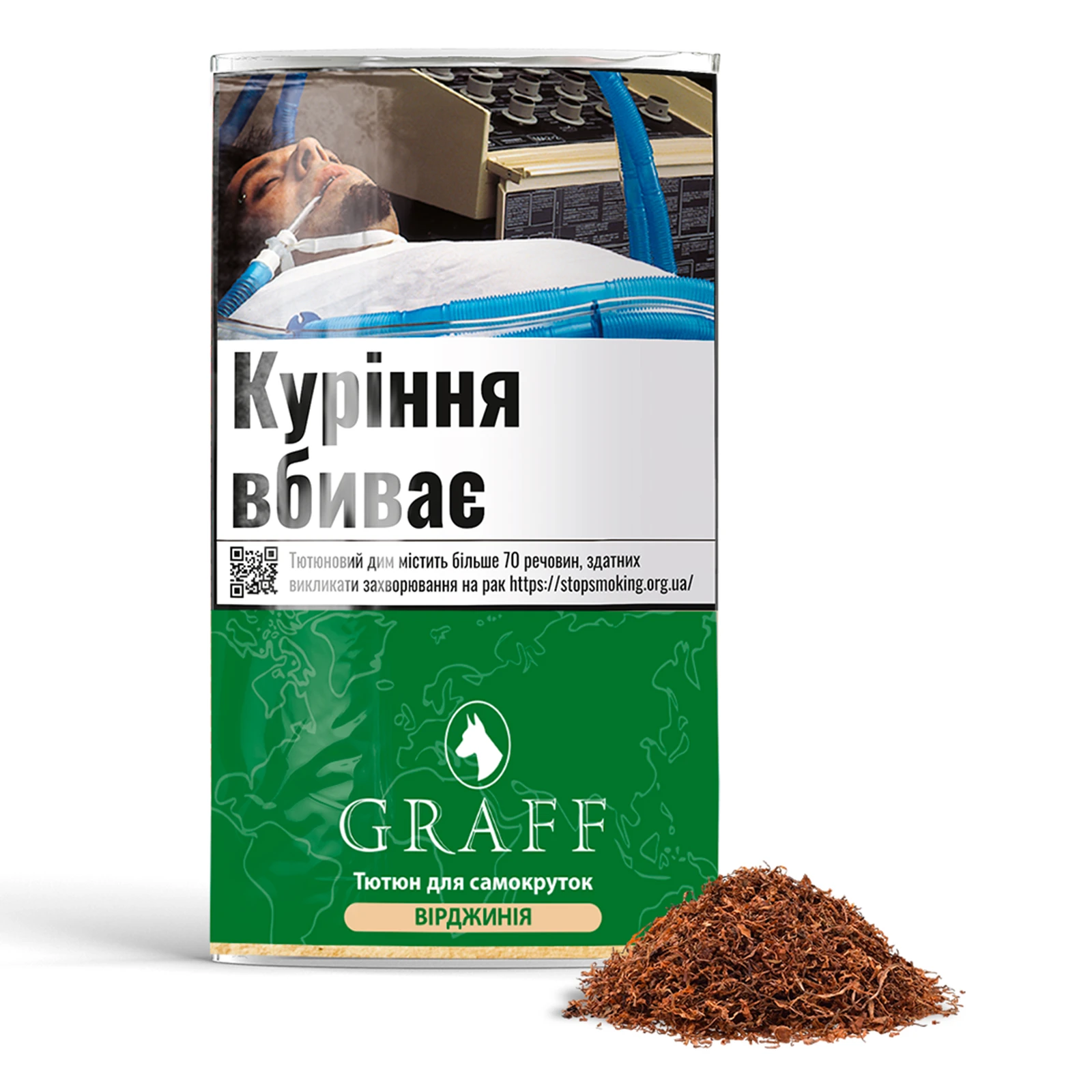 Тютюн Graff Virginia для паління сигаретний 30г фото 2