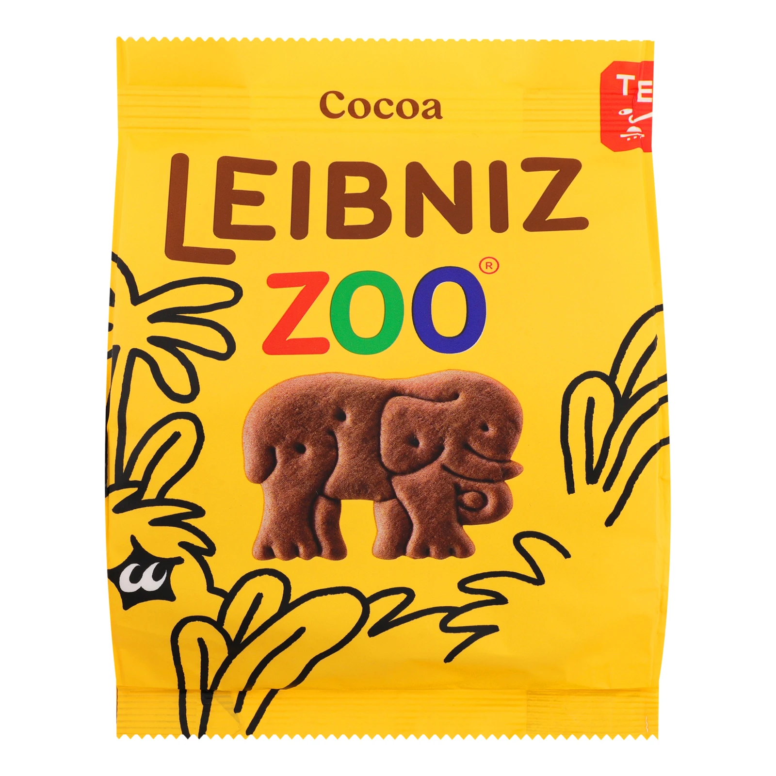 Печиво Leibniz Zoo какао 100г