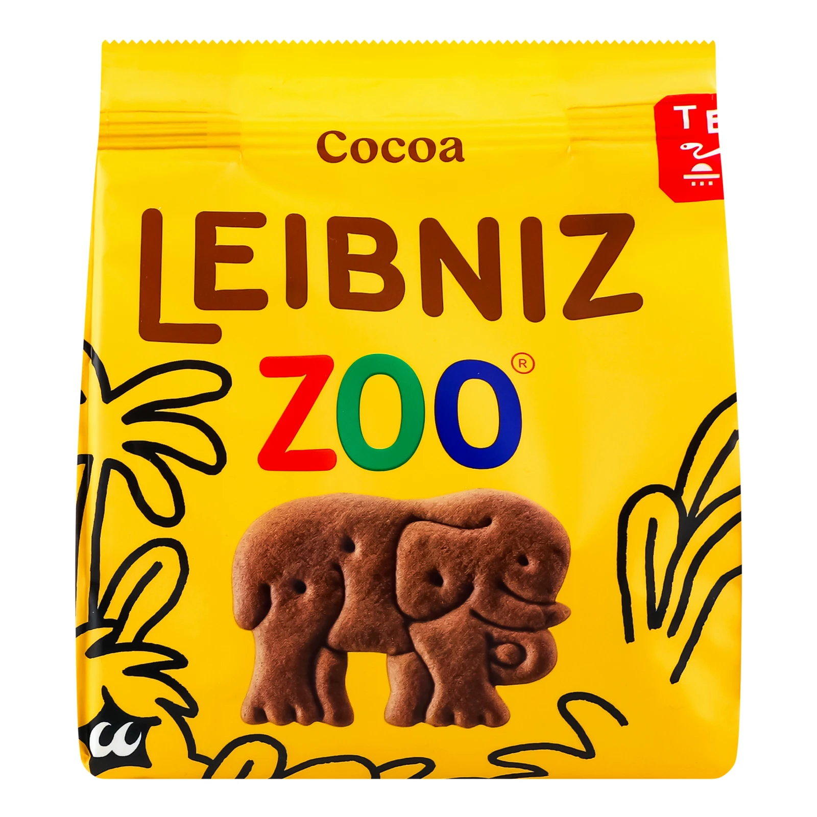 Печиво Leibniz Zoo Cocoa 100г Фото №:1