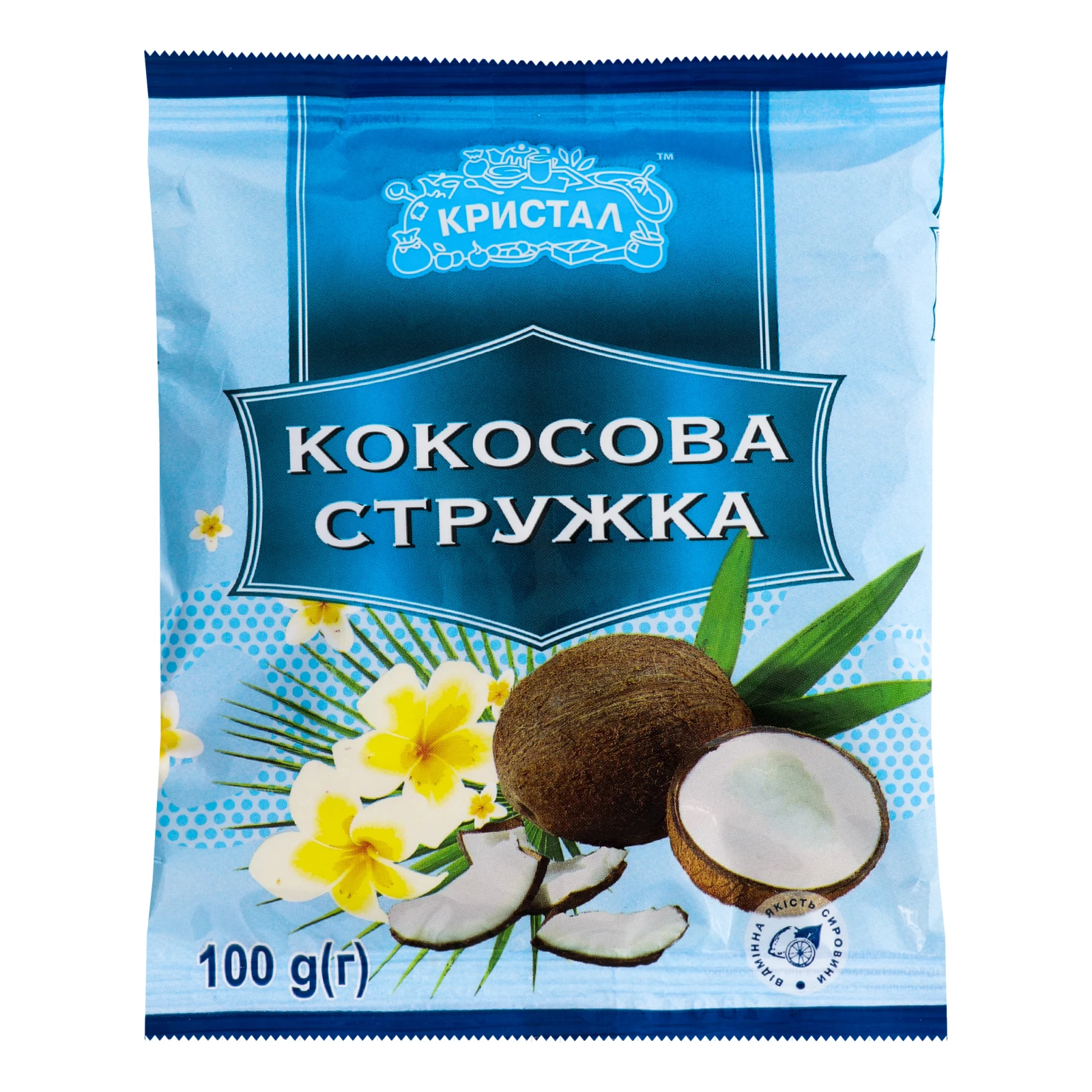 Сух. Кристал 100г кокосова стружка Фото №:1