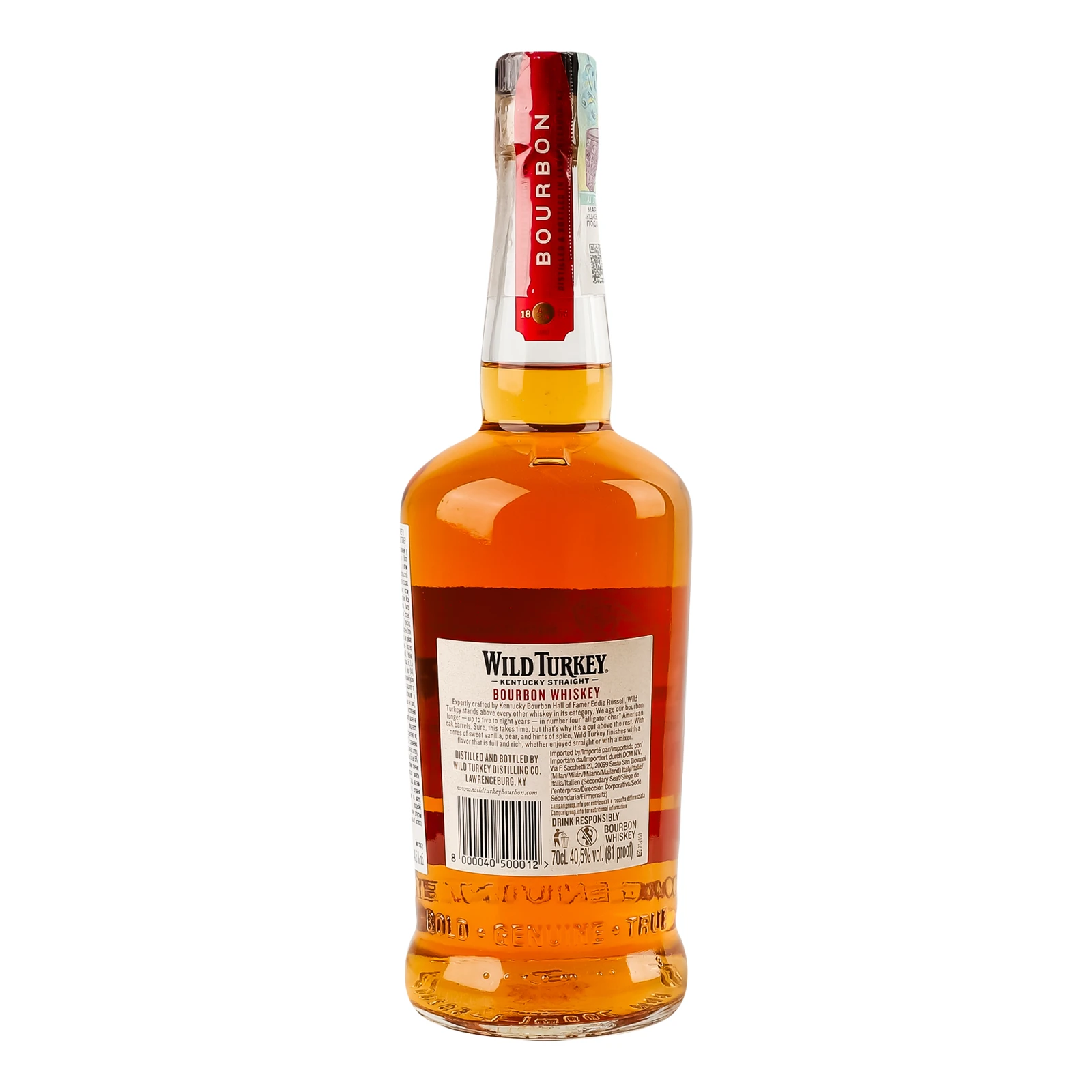 Бурбон Wild Turkey 40.5% 0.7л Фото №:2