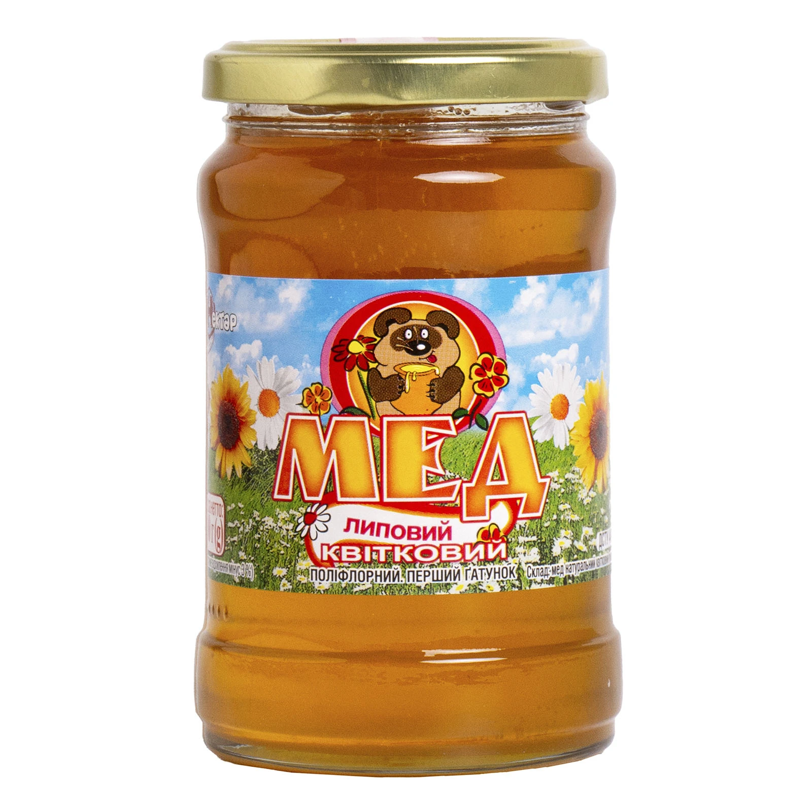 Мед Нектар квітковий липовий 400г Фото №:1