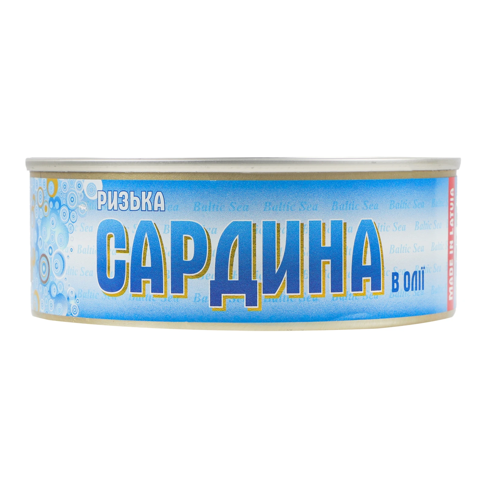 Консерви рибні Baltic Sea Сардина Ризька в олії 240г Фото №:1