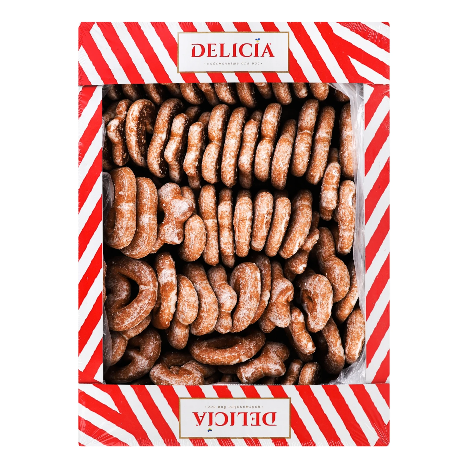 Пряники Delicia Баварські заварні в цукровій глазурі Фото №:1