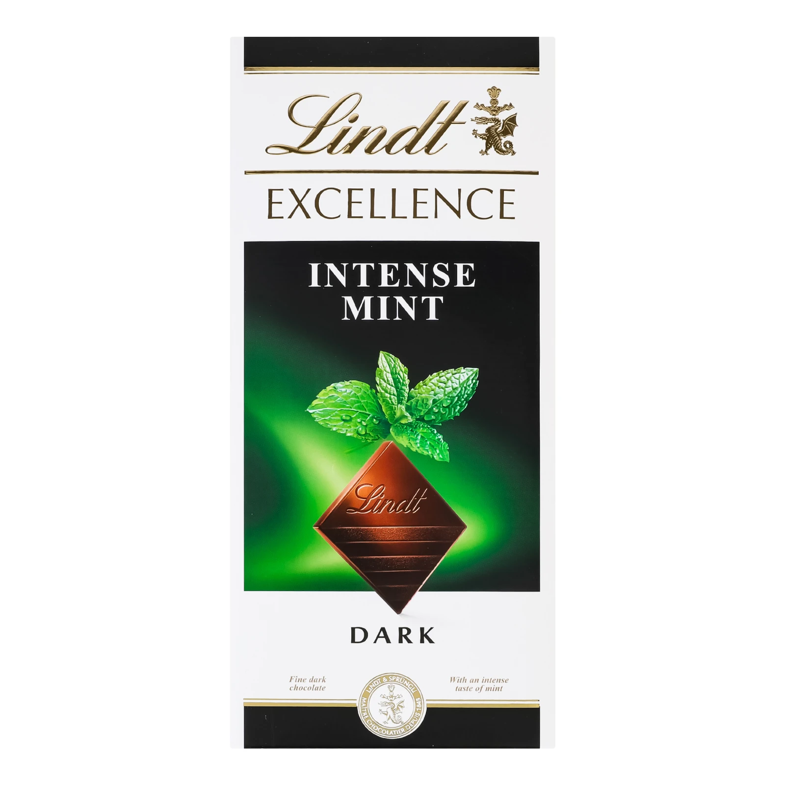 Шоколад Lindt Excellence Intense Mint чорний 100г Фото №:1