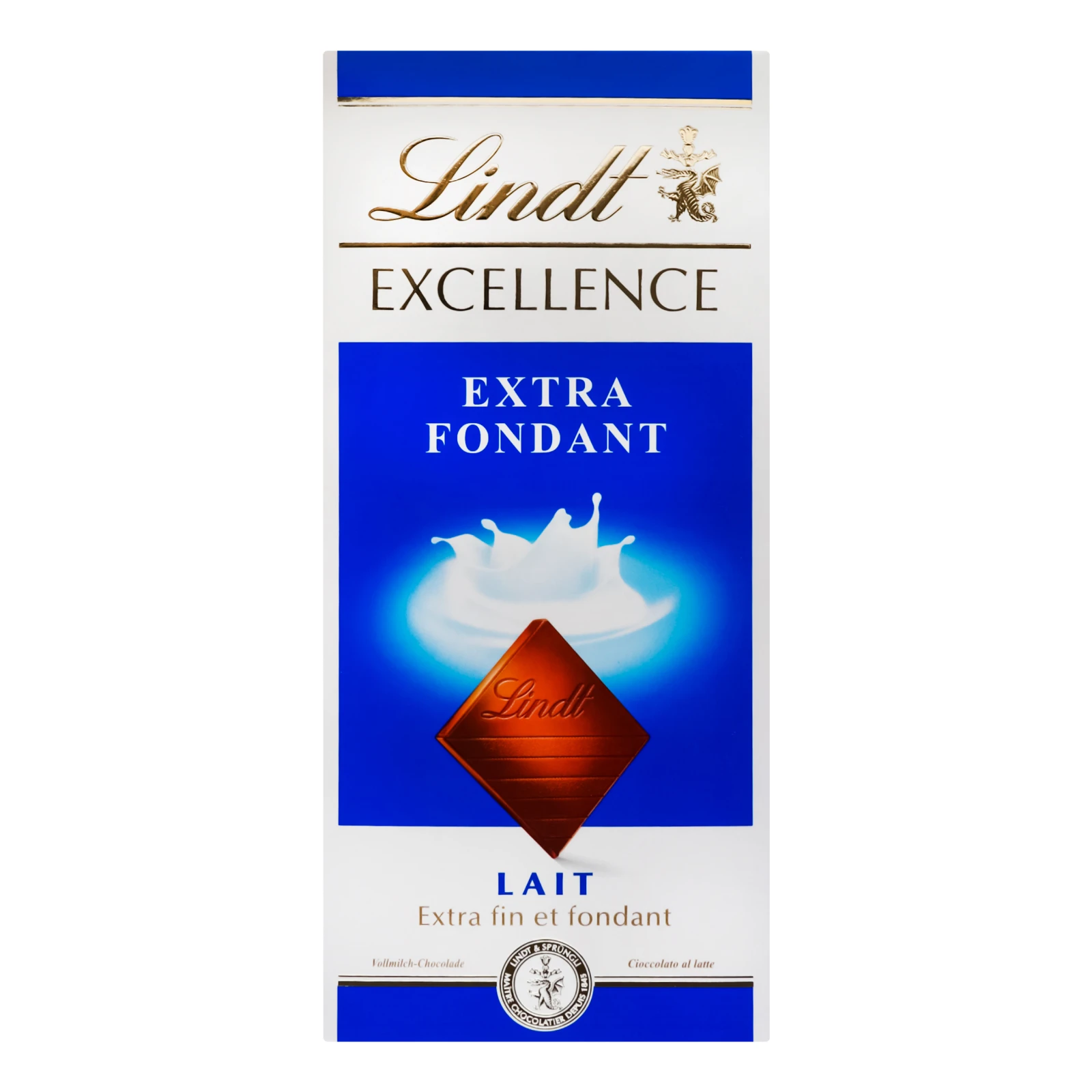Шоколад Lindt Excellence Extra Fondant молочний 100г Фото №:1