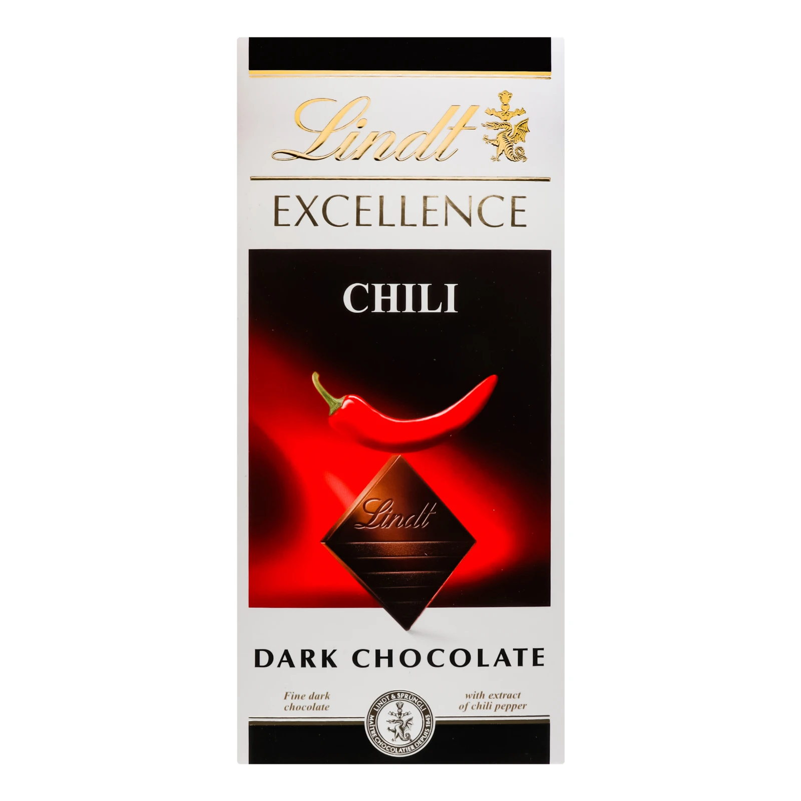 Шоколад Lindt Excellence Chili чорний 100г Фото №:1